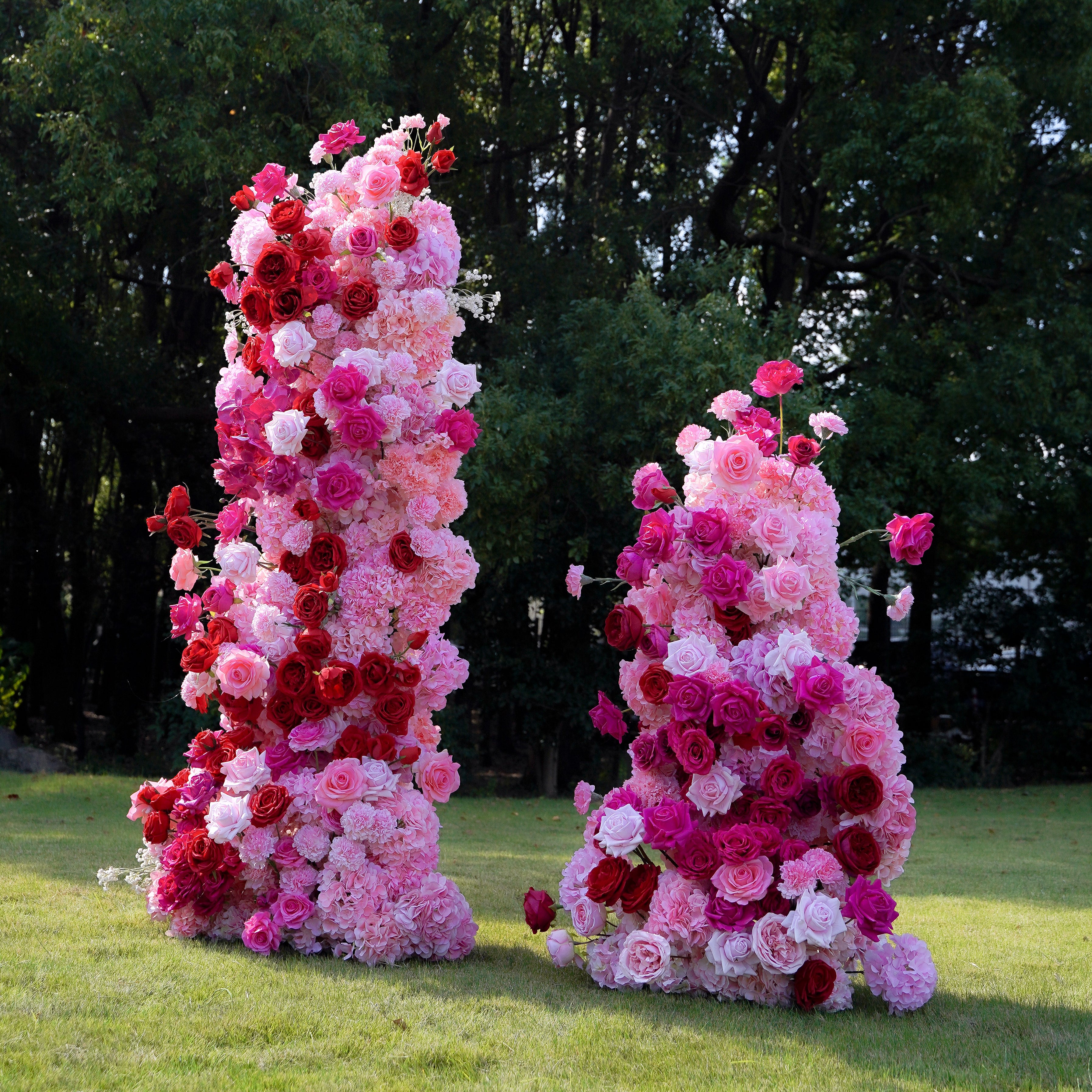 Kathryn Wedding Party Background Floral Arch Decoration Rose Morning