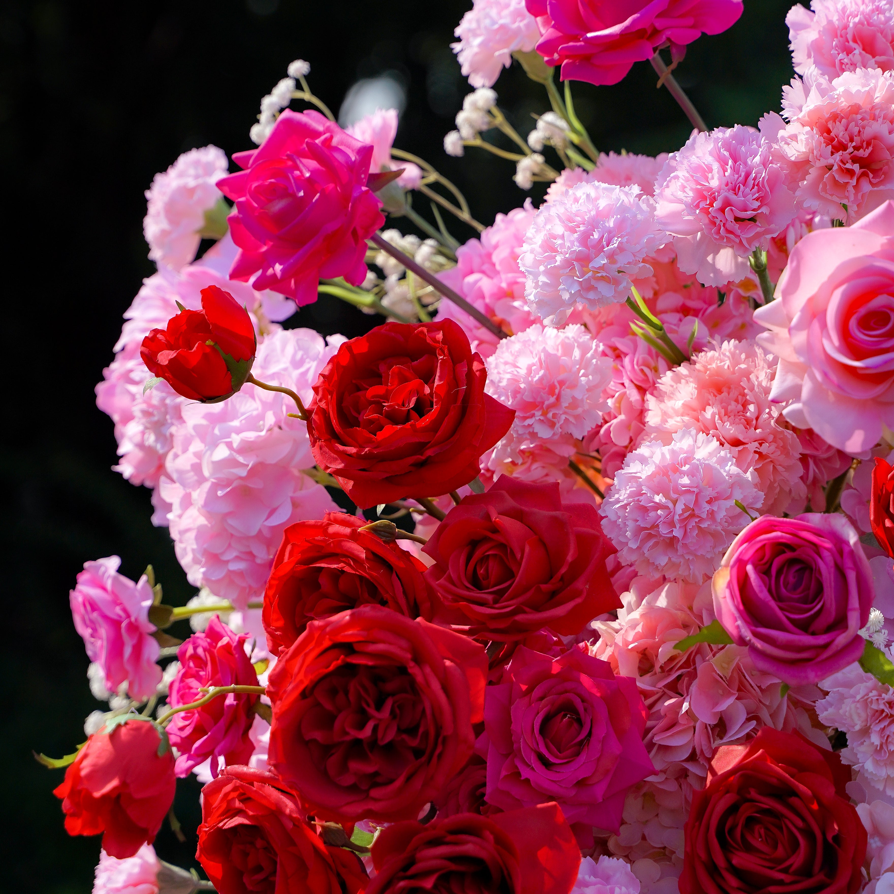 Kathryn Wedding Party Background Floral Arch Decoration Rose Morning