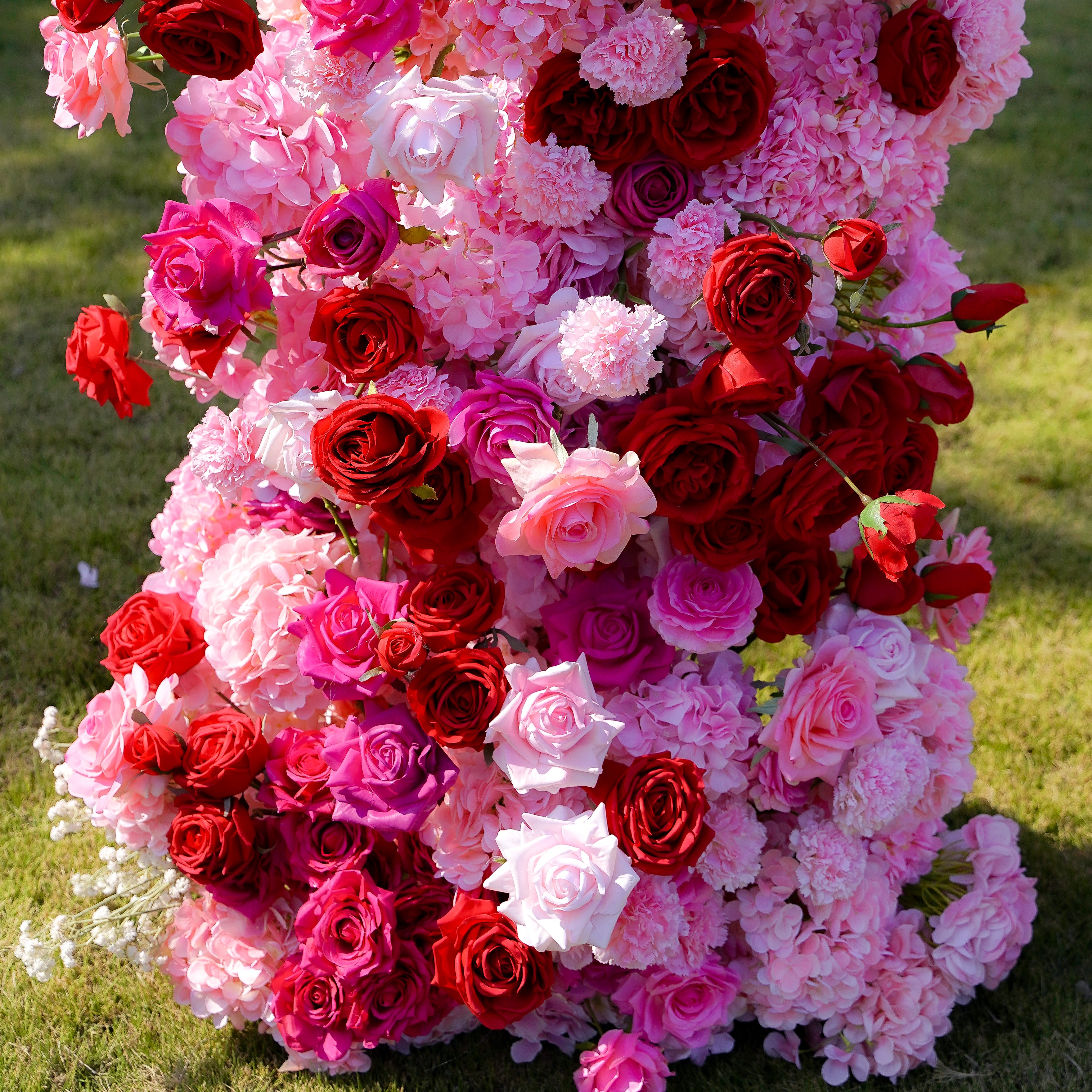 Kathryn Wedding Party Background Floral Arch Decoration Rose Morning