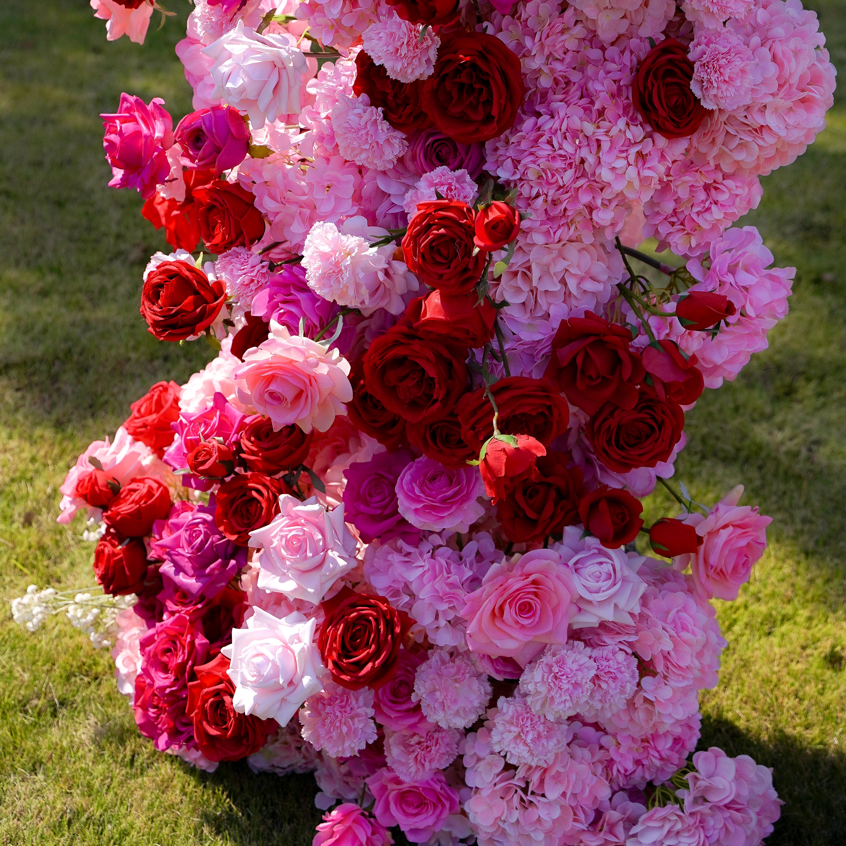 Kathryn Wedding Party Background Floral Arch Decoration Rose Morning