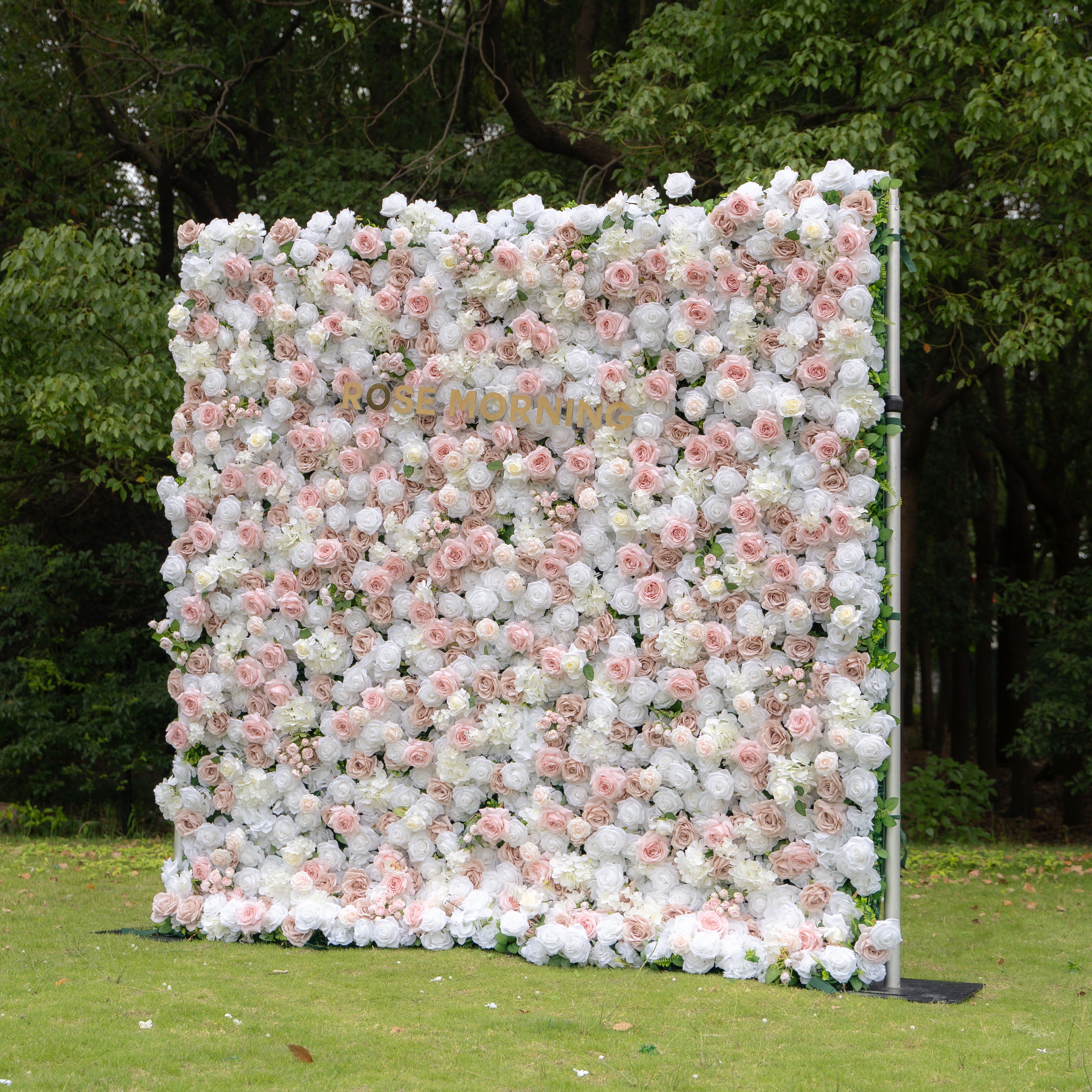 Khloe:5D Fabric Artificial rolling up curtain flower wall(复制) Rose Morning