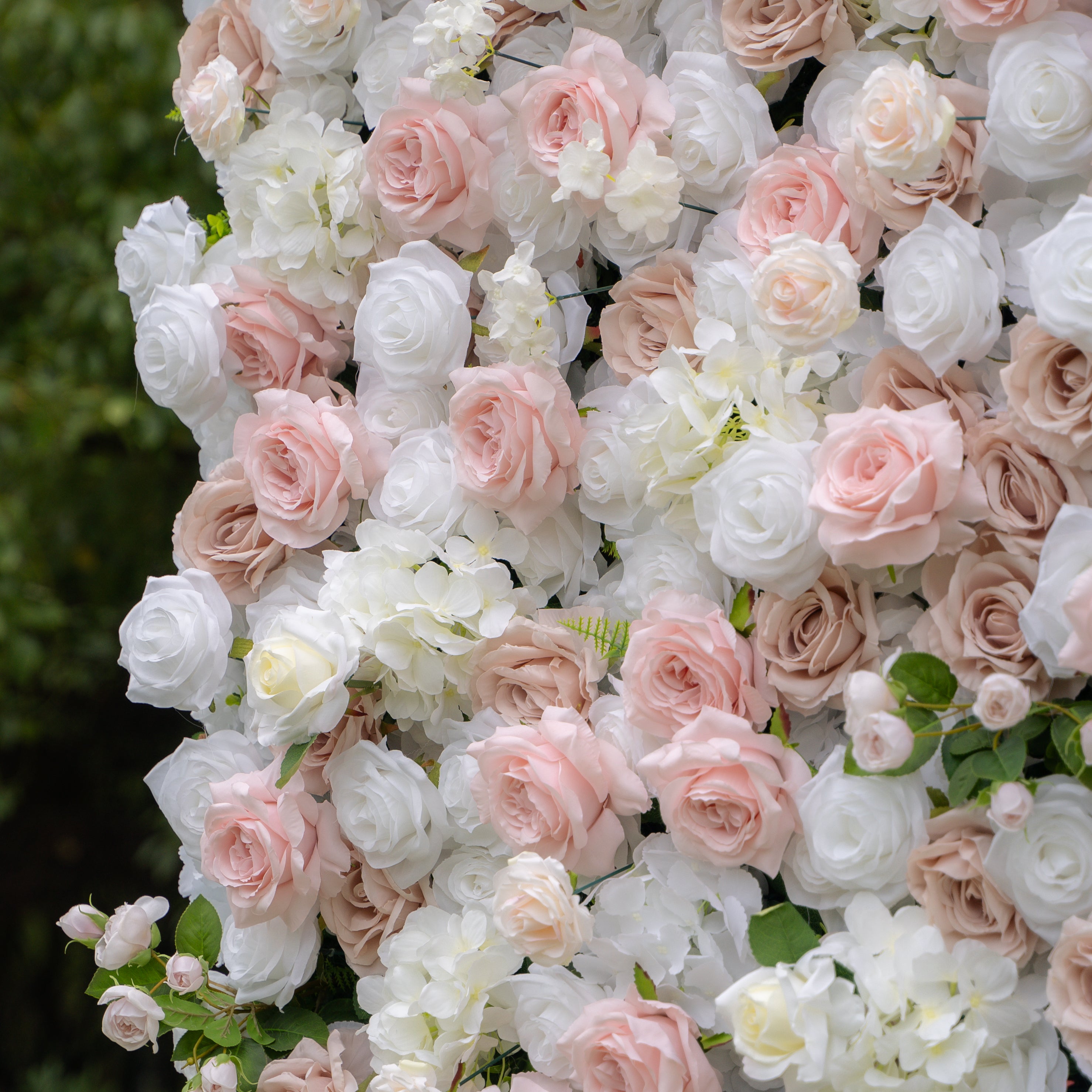 Khloe:5D Fabric Artificial rolling up curtain flower wall(复制) Rose Morning