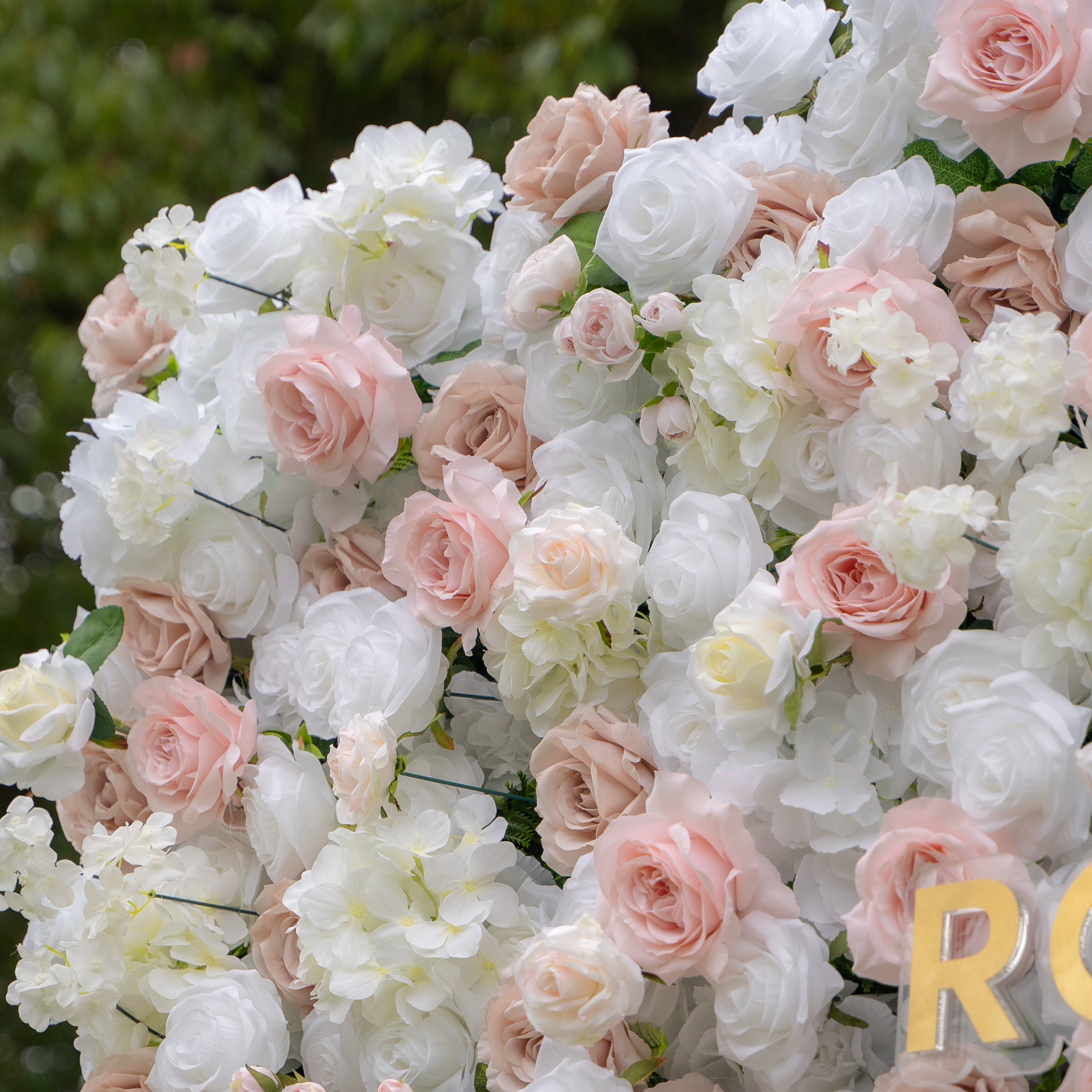 Khloe:5D Fabric Artificial rolling up curtain flower wall(复制) Rose Morning