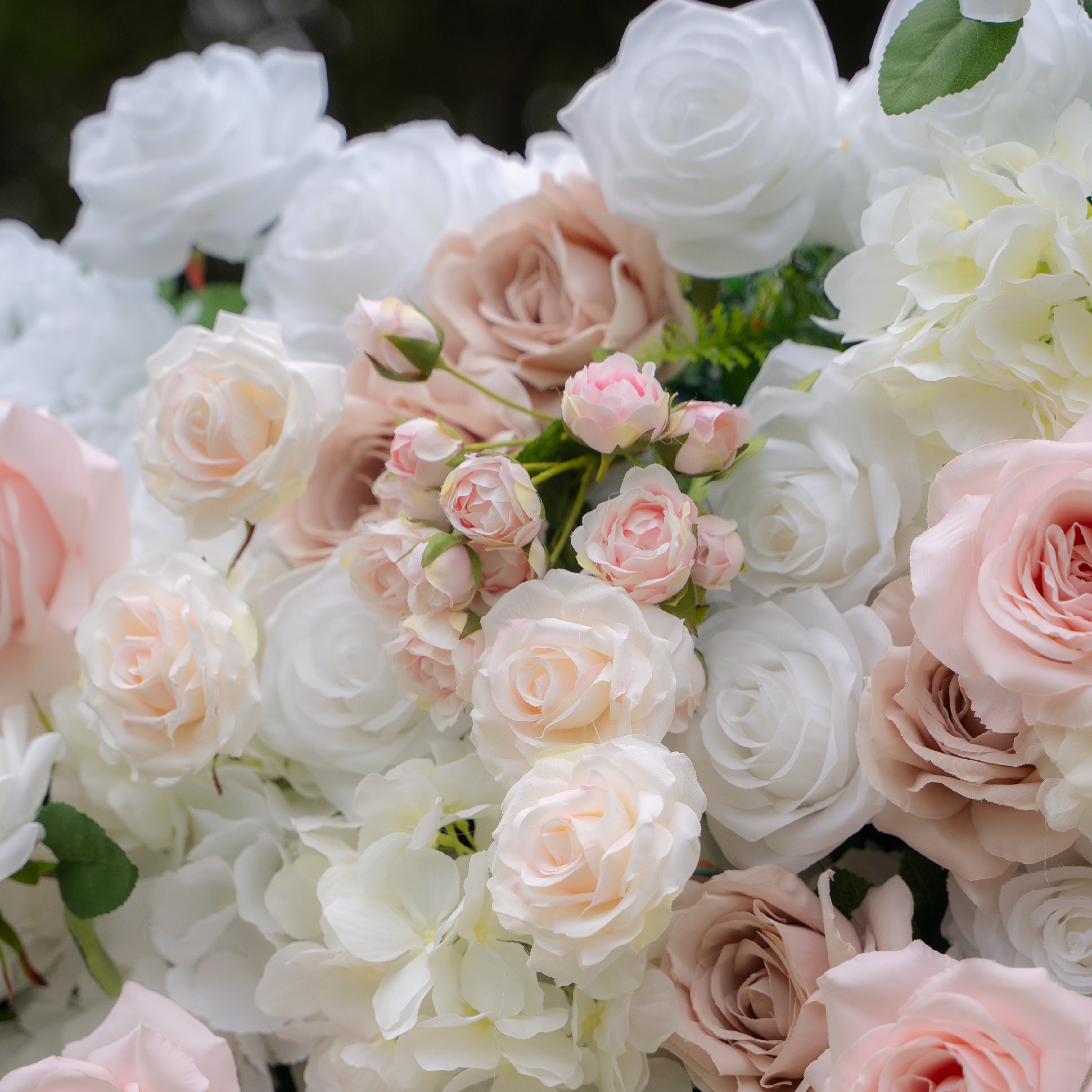 Khloe:5D Fabric Artificial rolling up curtain flower wall(复制) Rose Morning