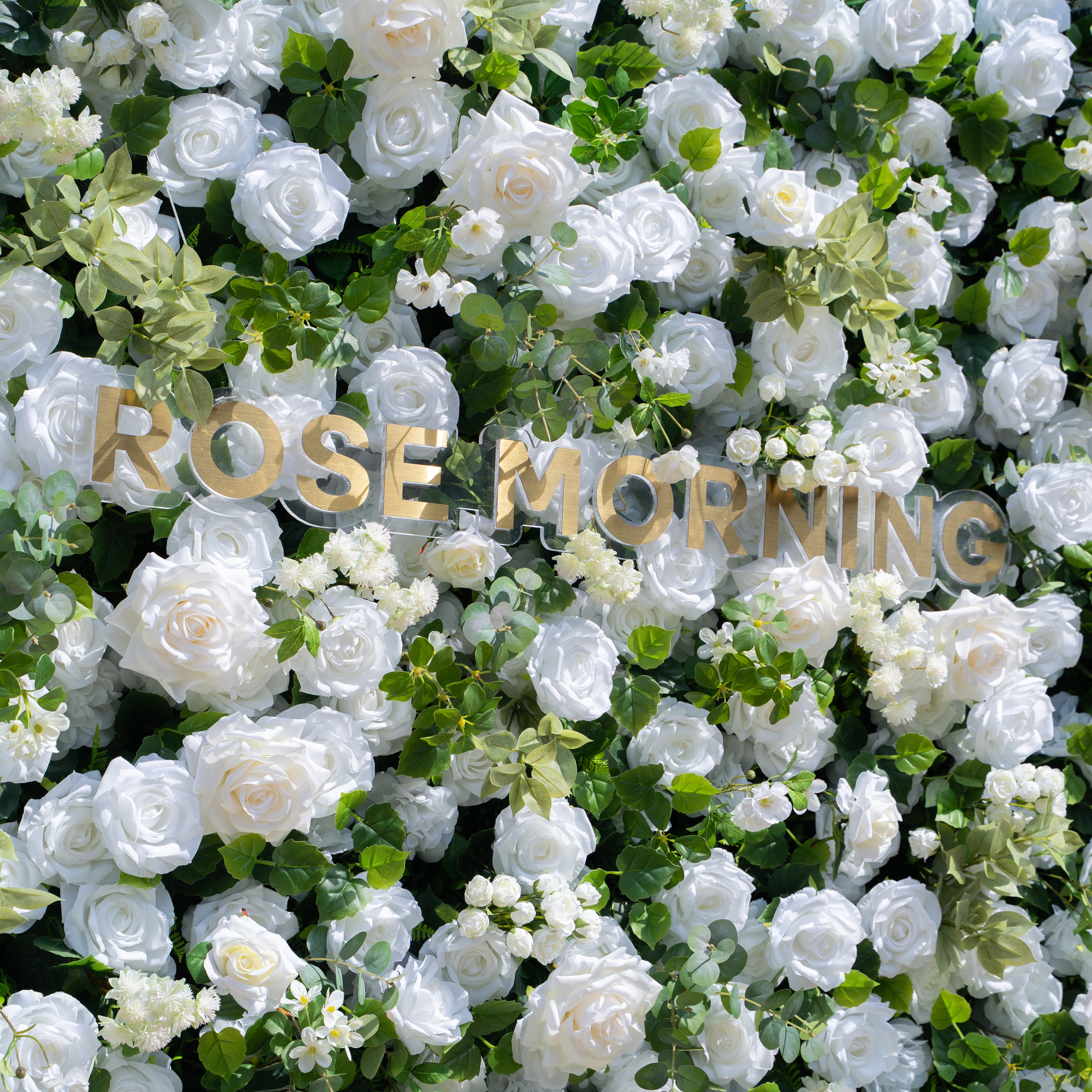 Lala:3D Fabric Artificial rolling up curtain flower wall