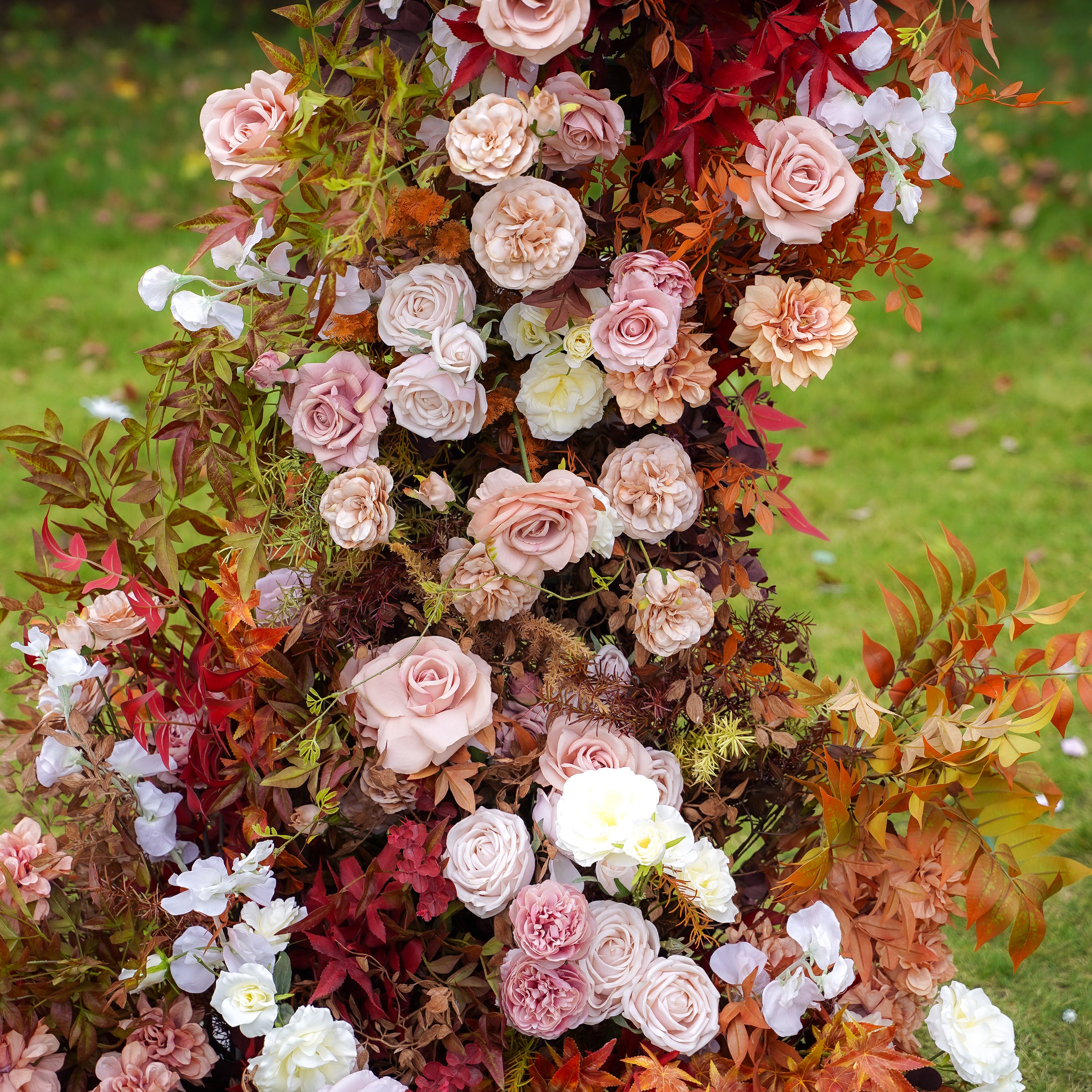Liam 2023 New Wedding Party Background Floral Arch Decoration Rose Morning