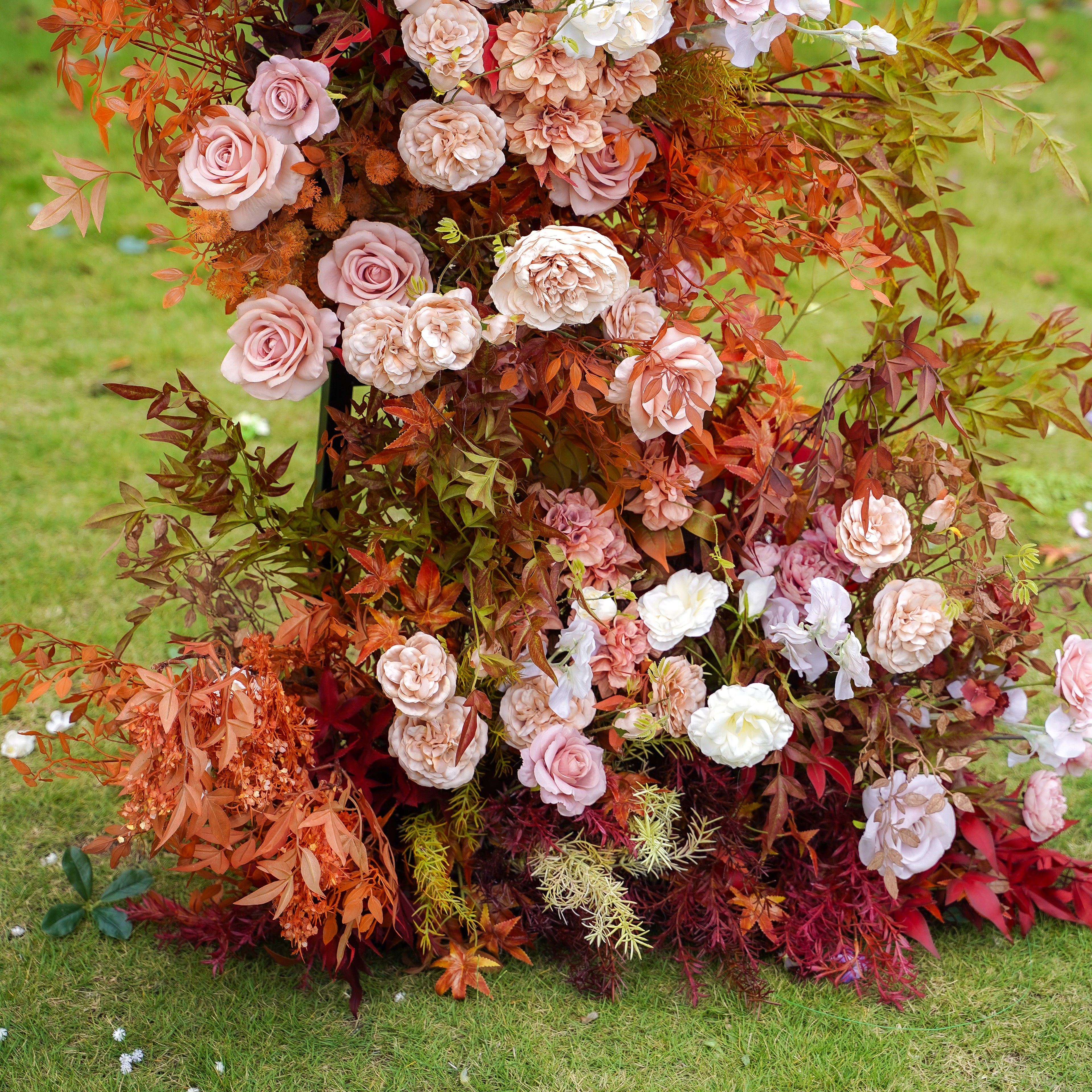 Liam 2023 New Wedding Party Background Floral Arch Decoration Rose Morning