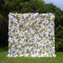 Lilianne: 5D Fabric Artificial Rolling up Flower Wall Curtain Flower Wall R962 - 8ft*8ft Rose Morning