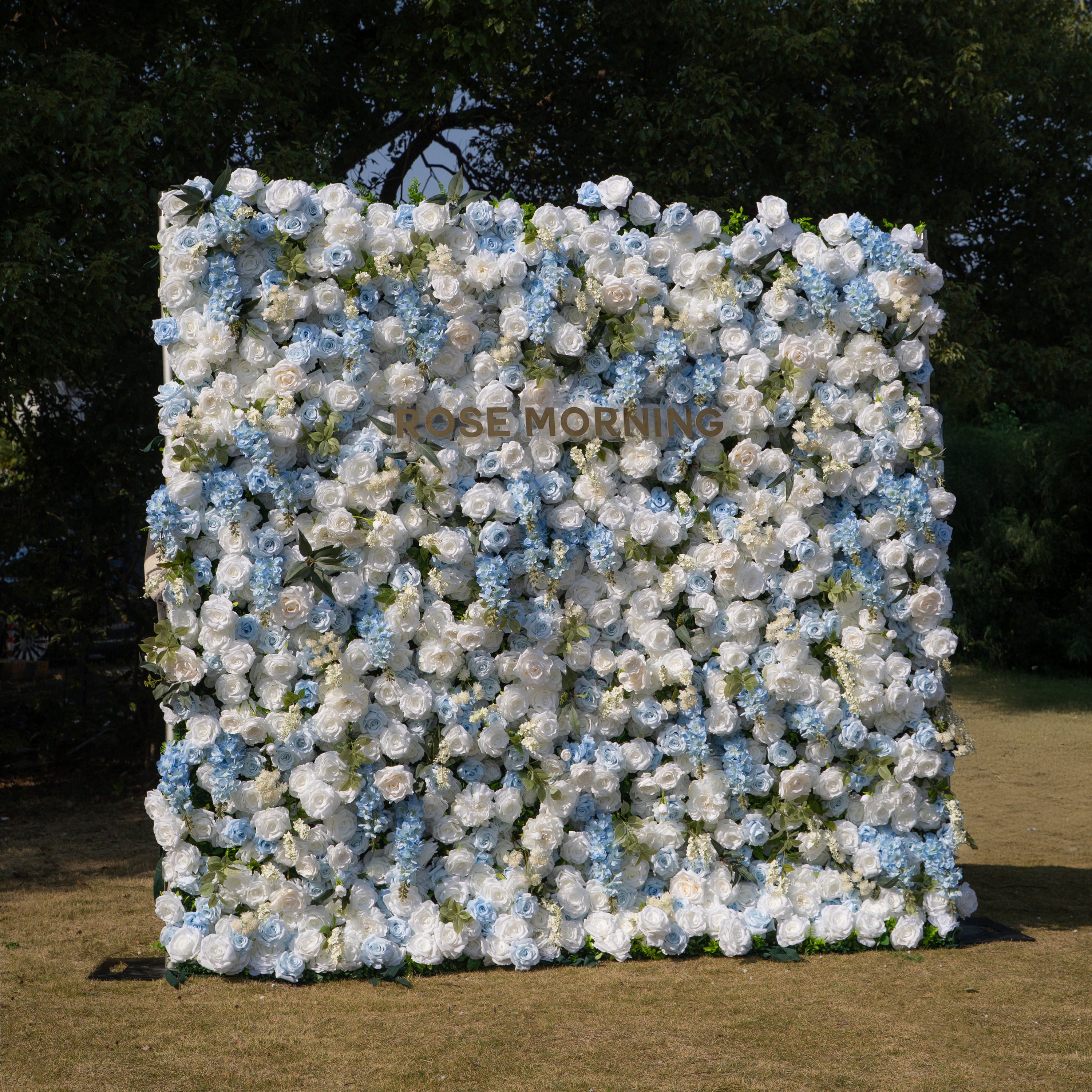 Loira :Limited Custom Release Blue–white gradient Photogenic Full-bloom texture 8ft*8ft