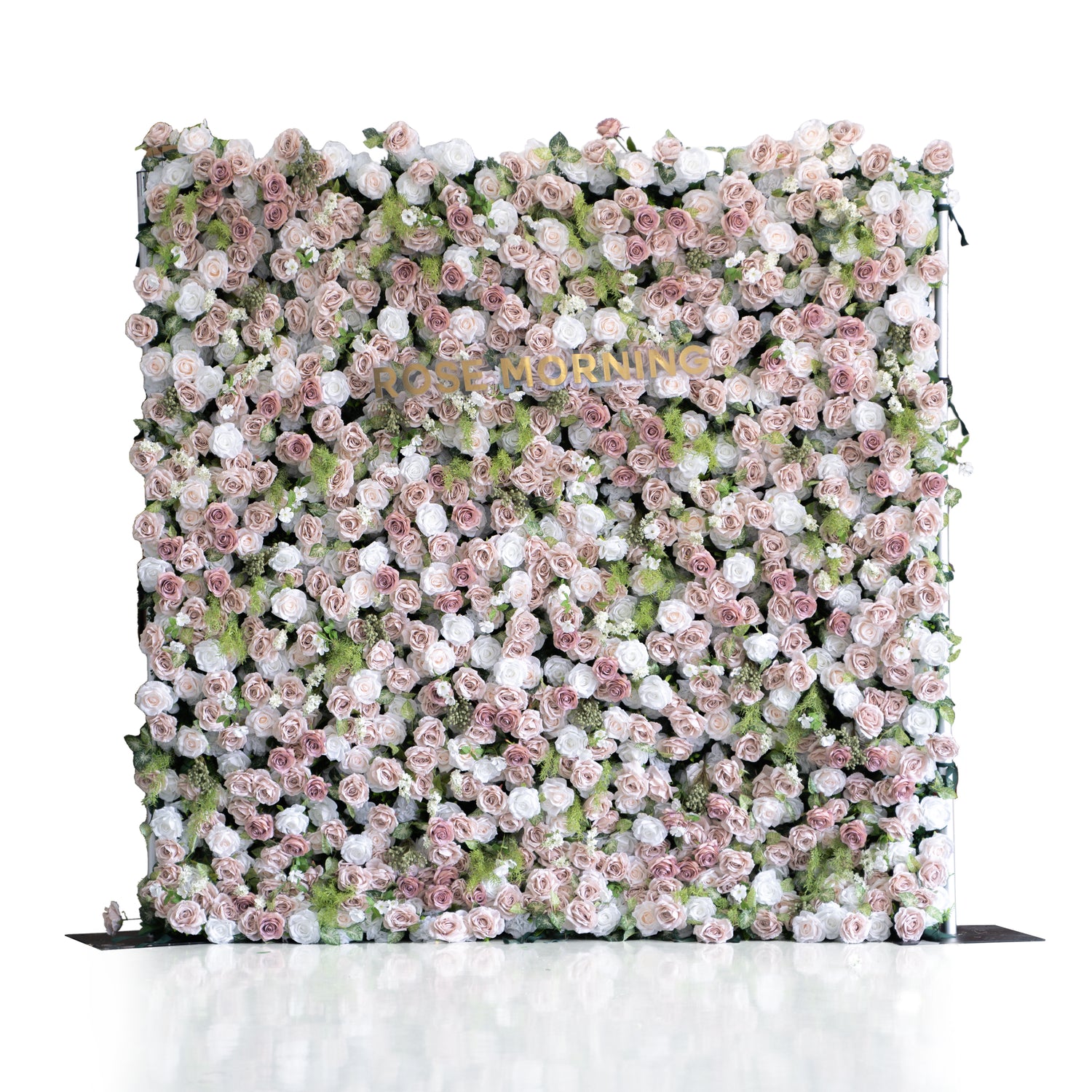 Loredana:5D Fabric Artificial rolling up curtain flower wall