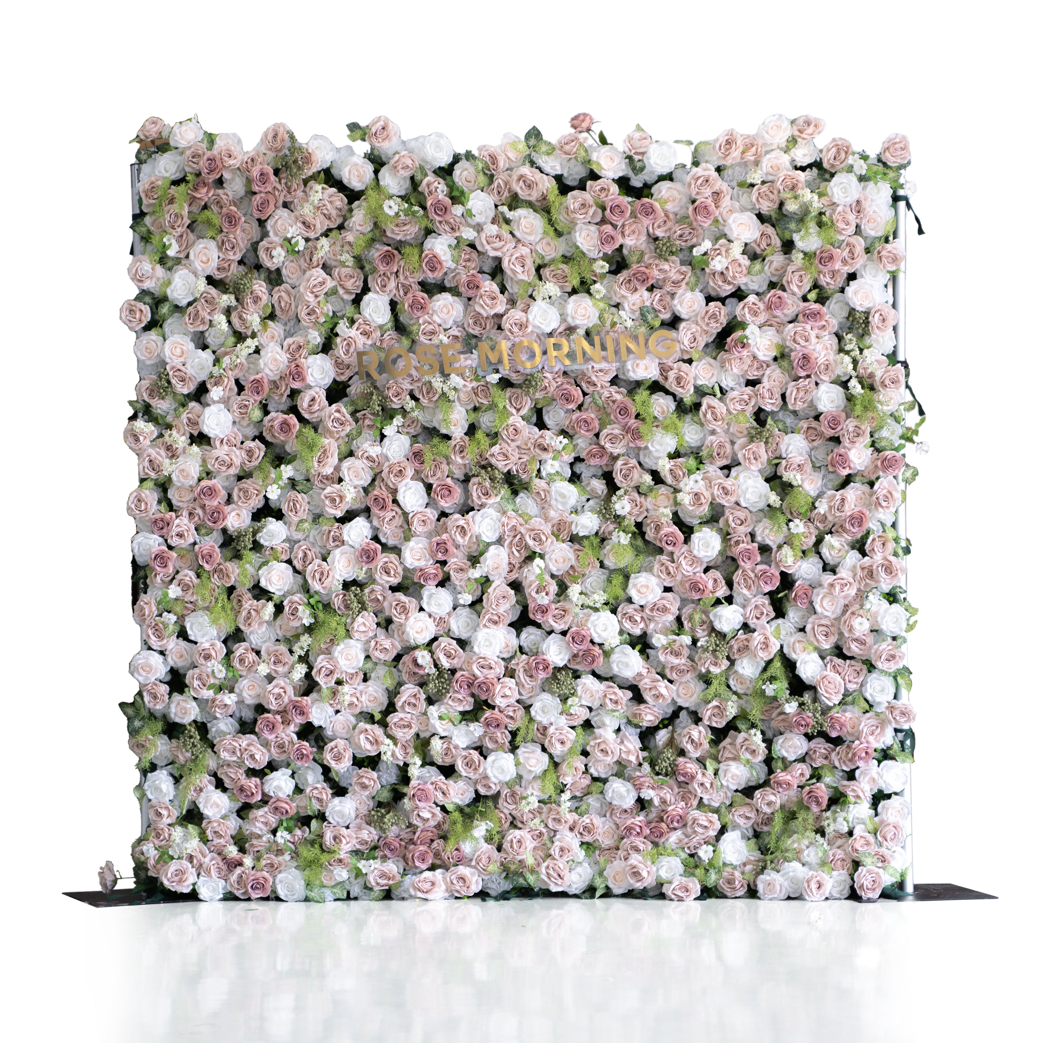 Loredana:5D Fabric Artificial rolling up curtain flower wall