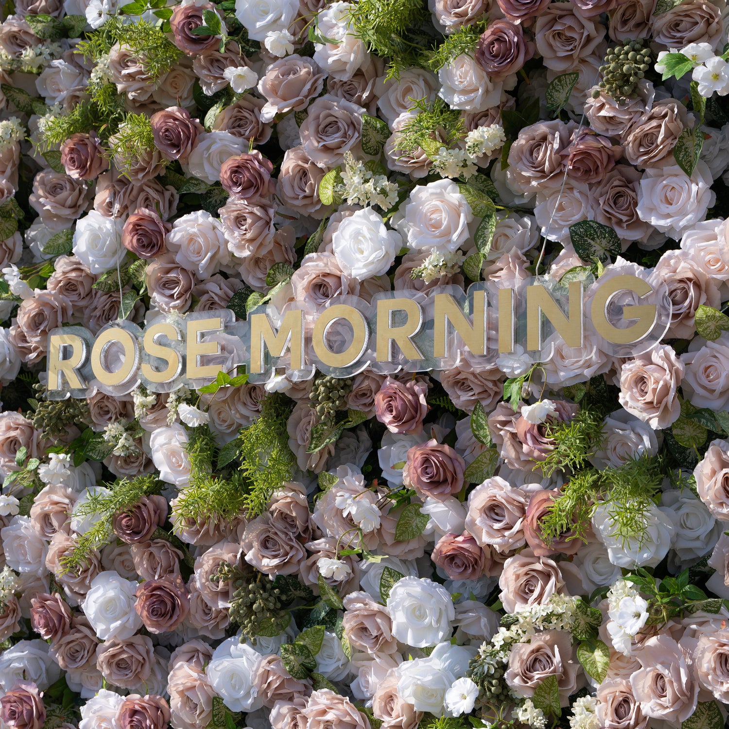 Loredana:5D Fabric Artificial rolling up curtain flower wall