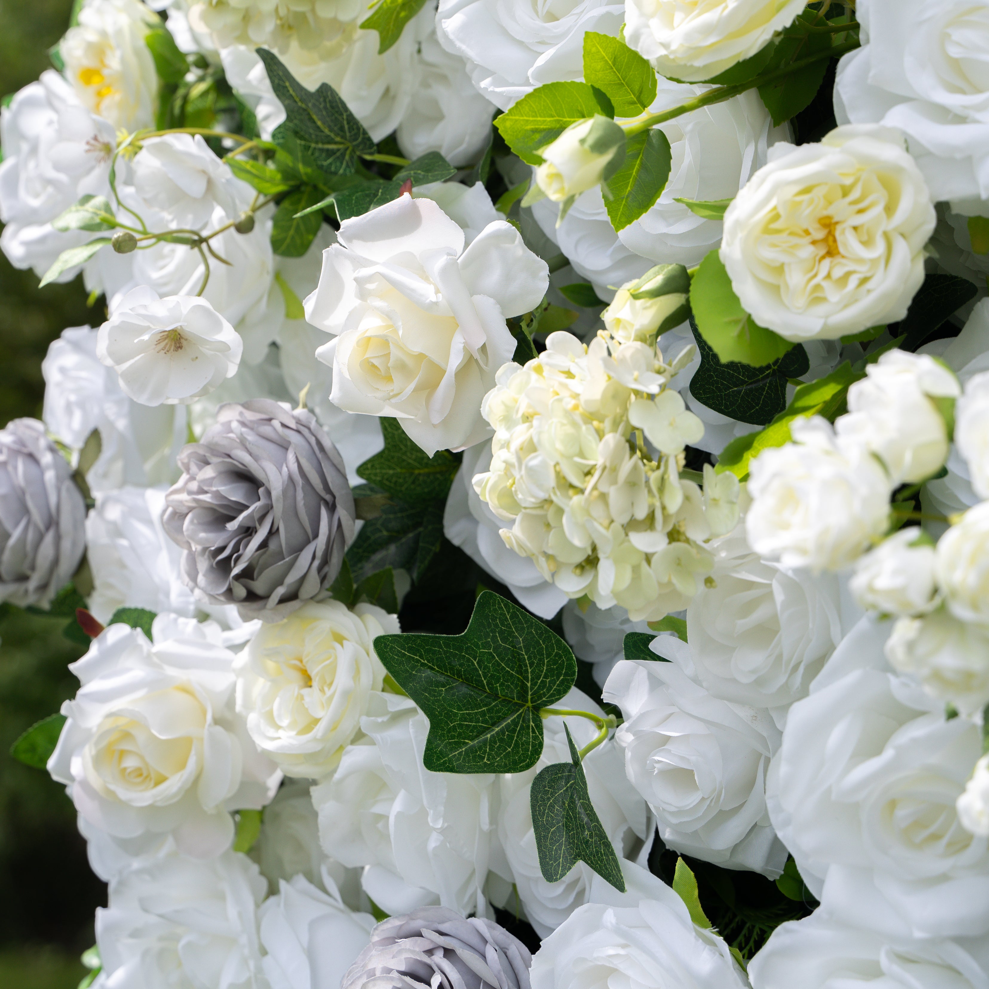 Louise:4D Fabric Artificial rolling up curtain flower wall