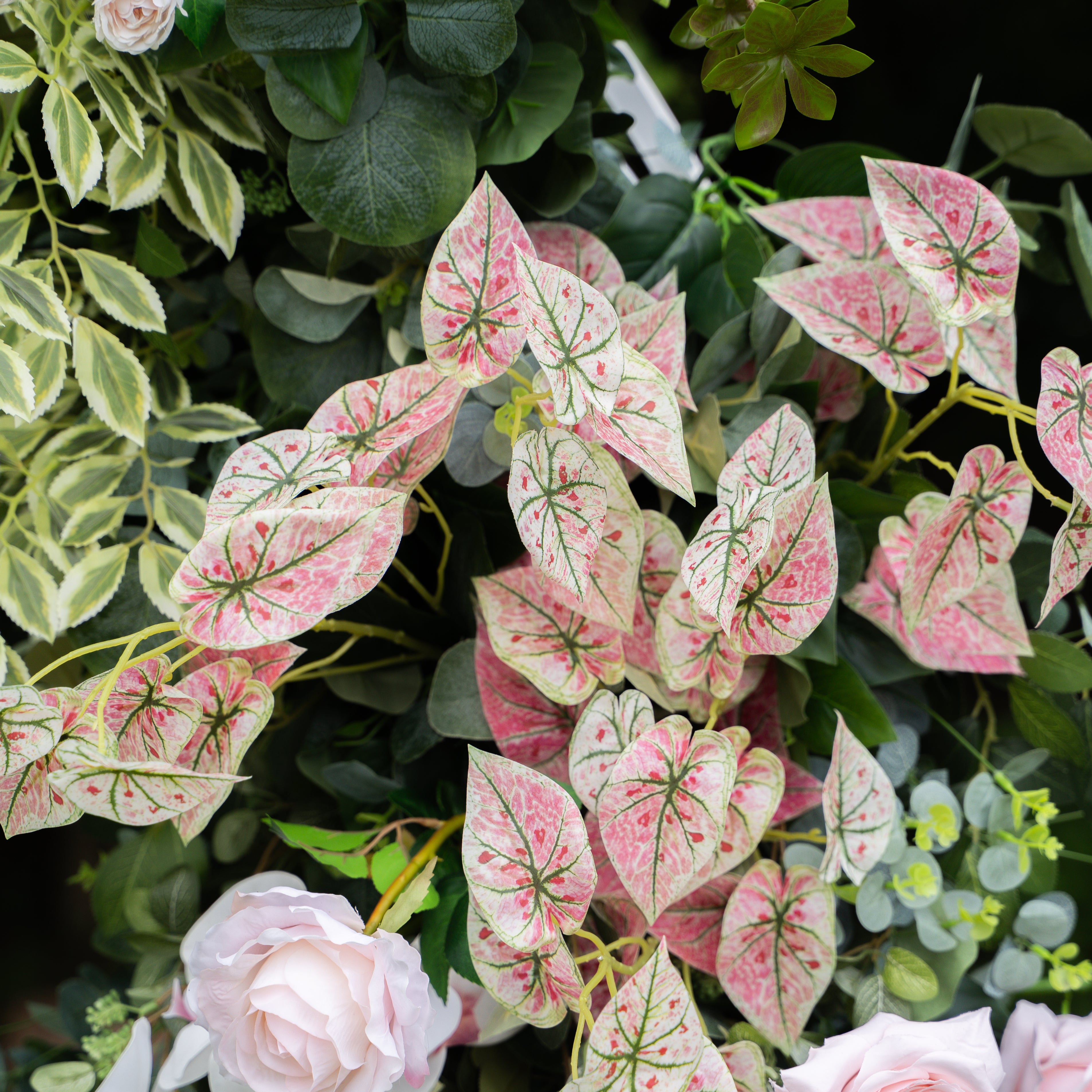 Lovingly:Wedding Party Background Floral Arch Decoration (Including Frame)