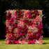 Lynda 5D Fabric Artificial rolling up curtain flower wall Rose Morning