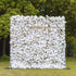 Majo:5D Fabric Artificial rolling up curtain flower wall Rose Morning