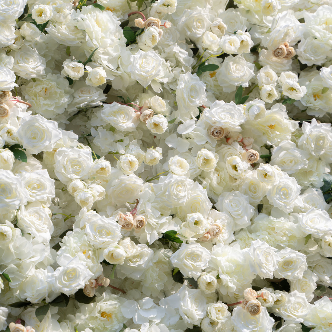 Marainne:5D Fabric Artificial rolling up curtain flower wall