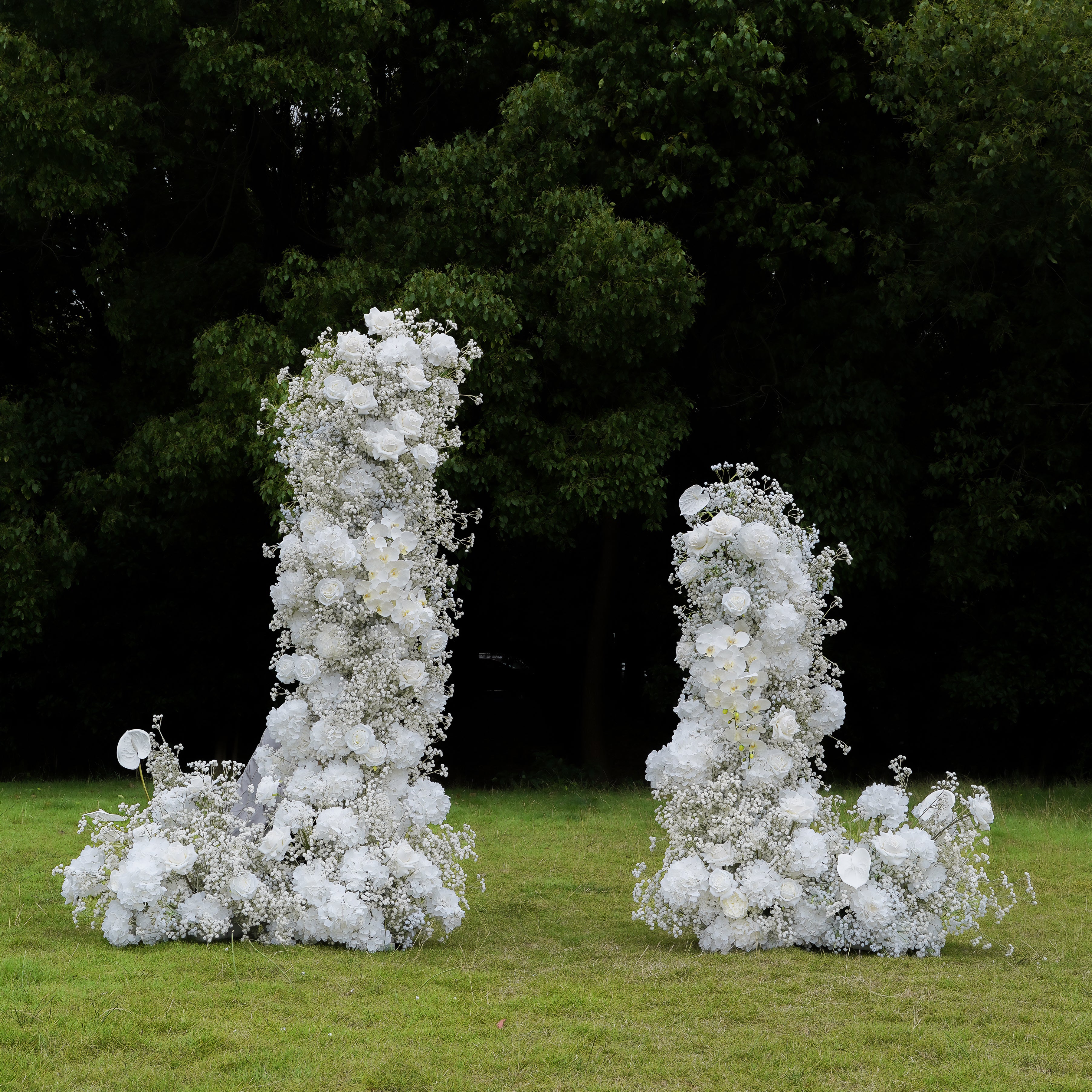 Maria:2023 New Wedding Party Background Floral Arch Decoration Including Frame -R891 Rose Morning