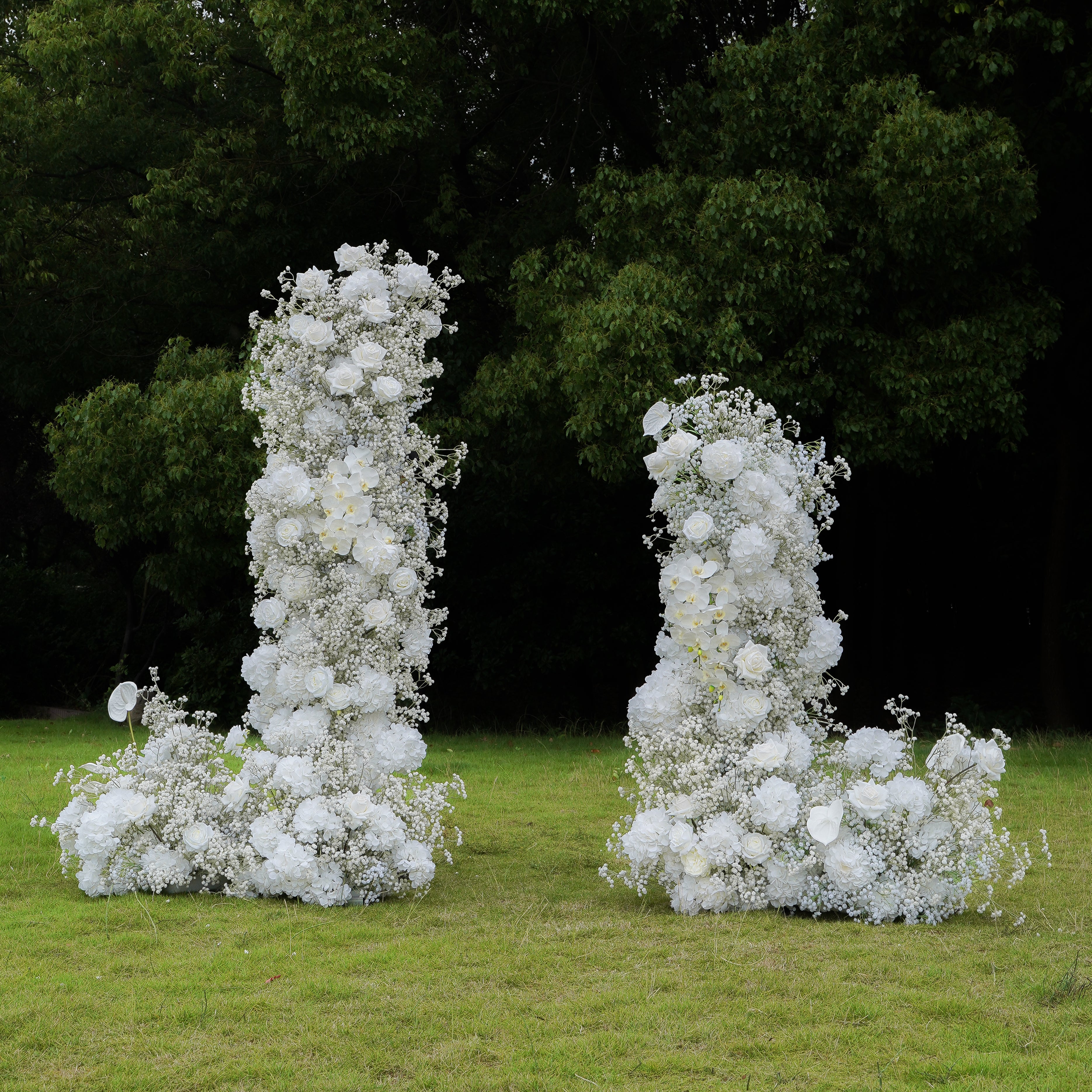 Maria:2023 New Wedding Party Background Floral Arch Decoration Including Frame -R891 Rose Morning