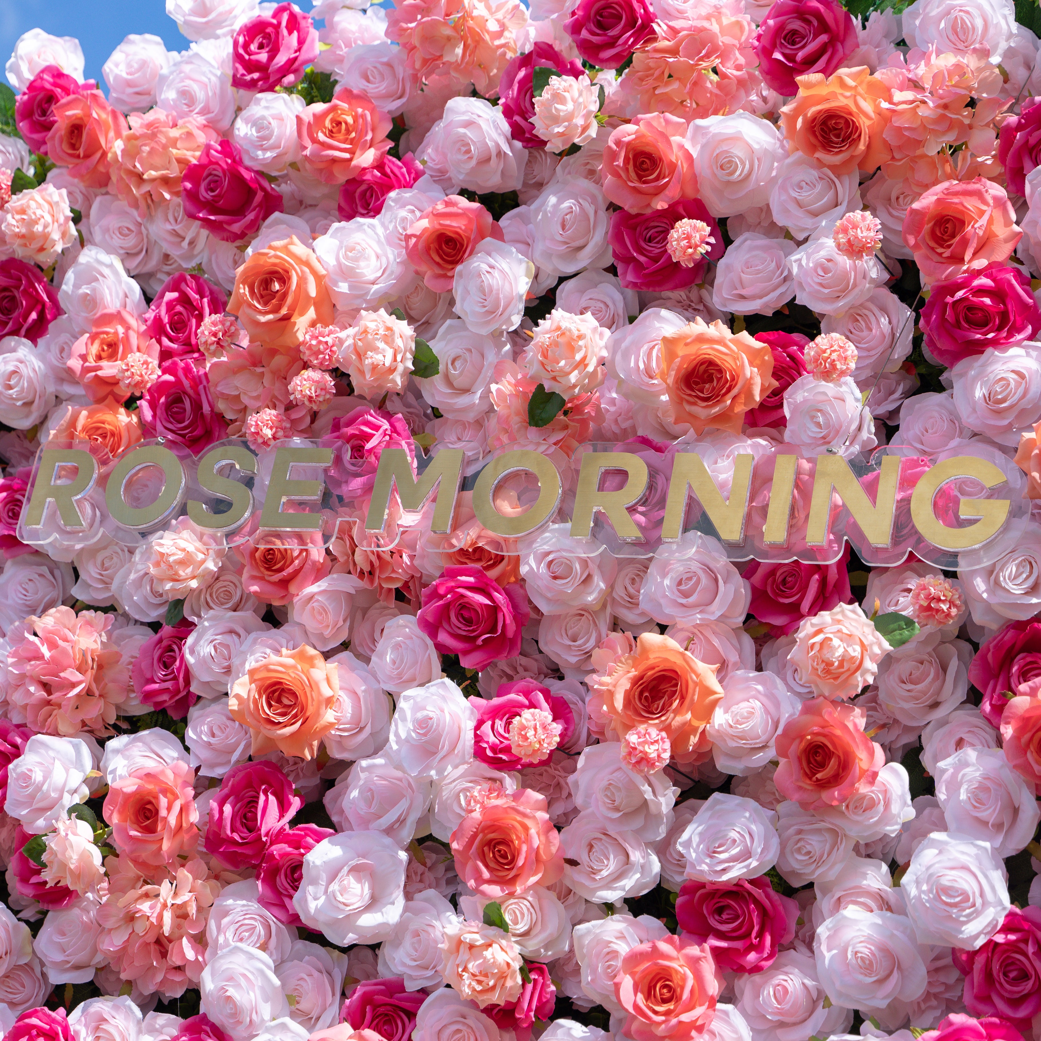 Mariposa:4D Fabric Artificial rolling up curtain flower wall
