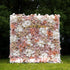 Matilda 5D Fabric Artificial rolling up curtain flower wall Rose Morning