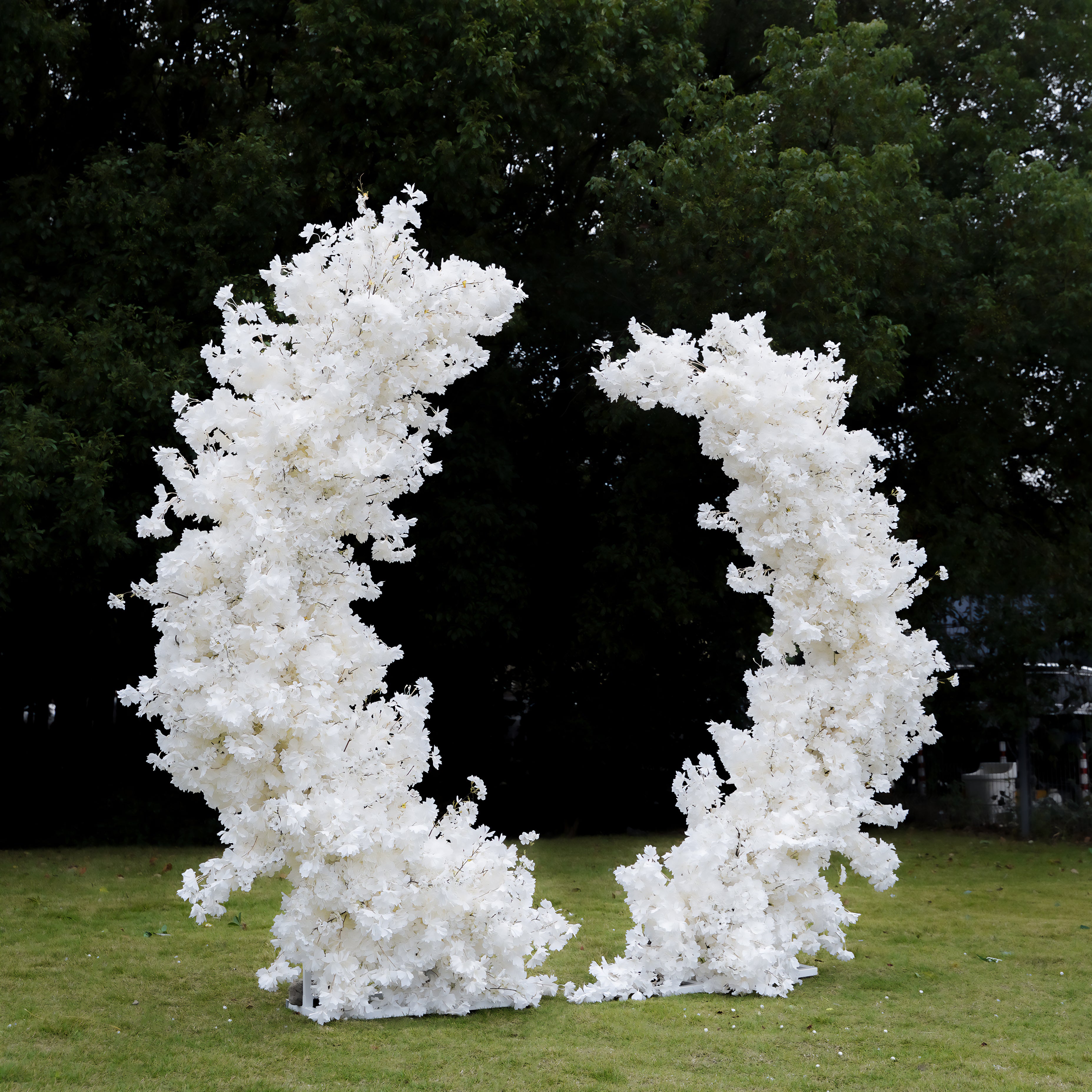 Melody:2023 New Wedding Party Background Floral Arch Decoration Including Frame -R9984 Rose Morning