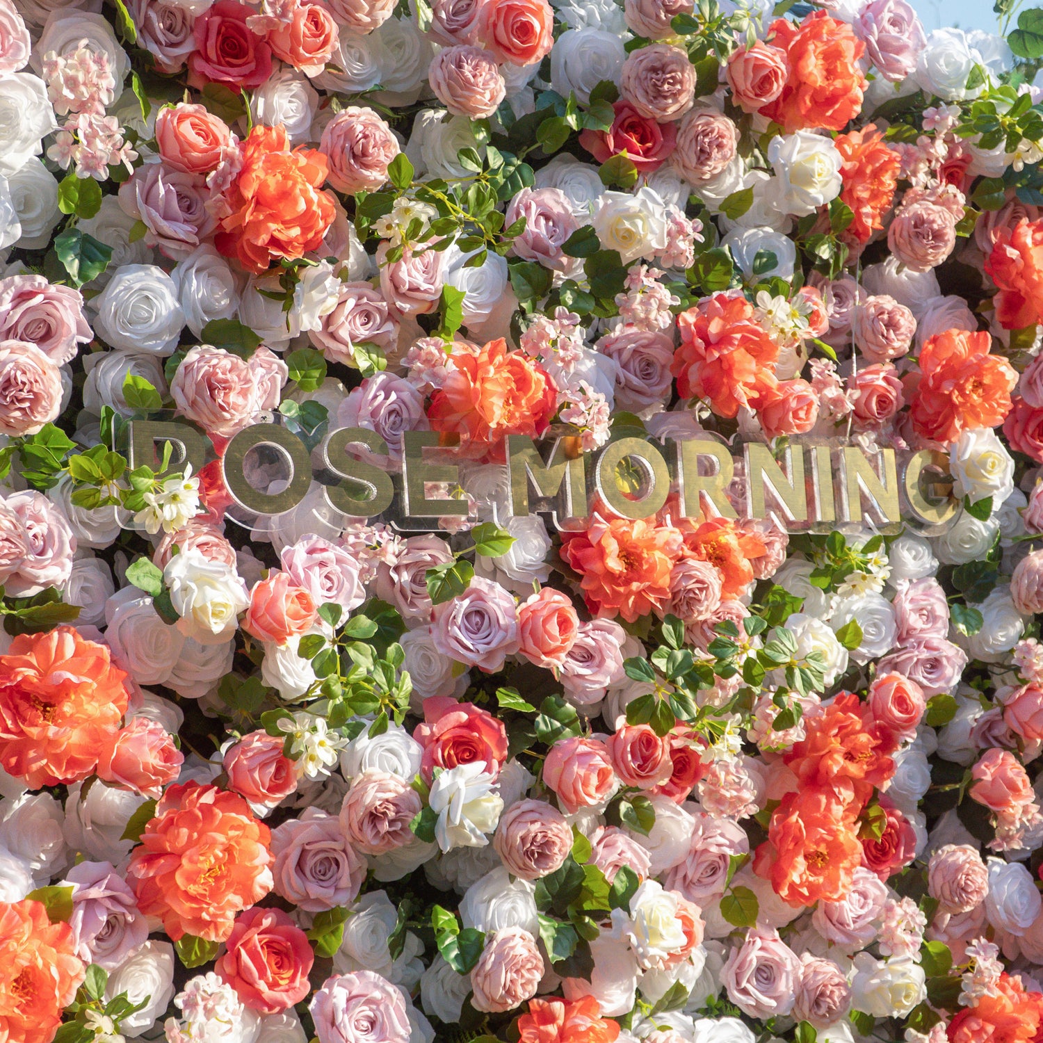 Meow:5D Fabric Artificial rolling up curtain flower wall