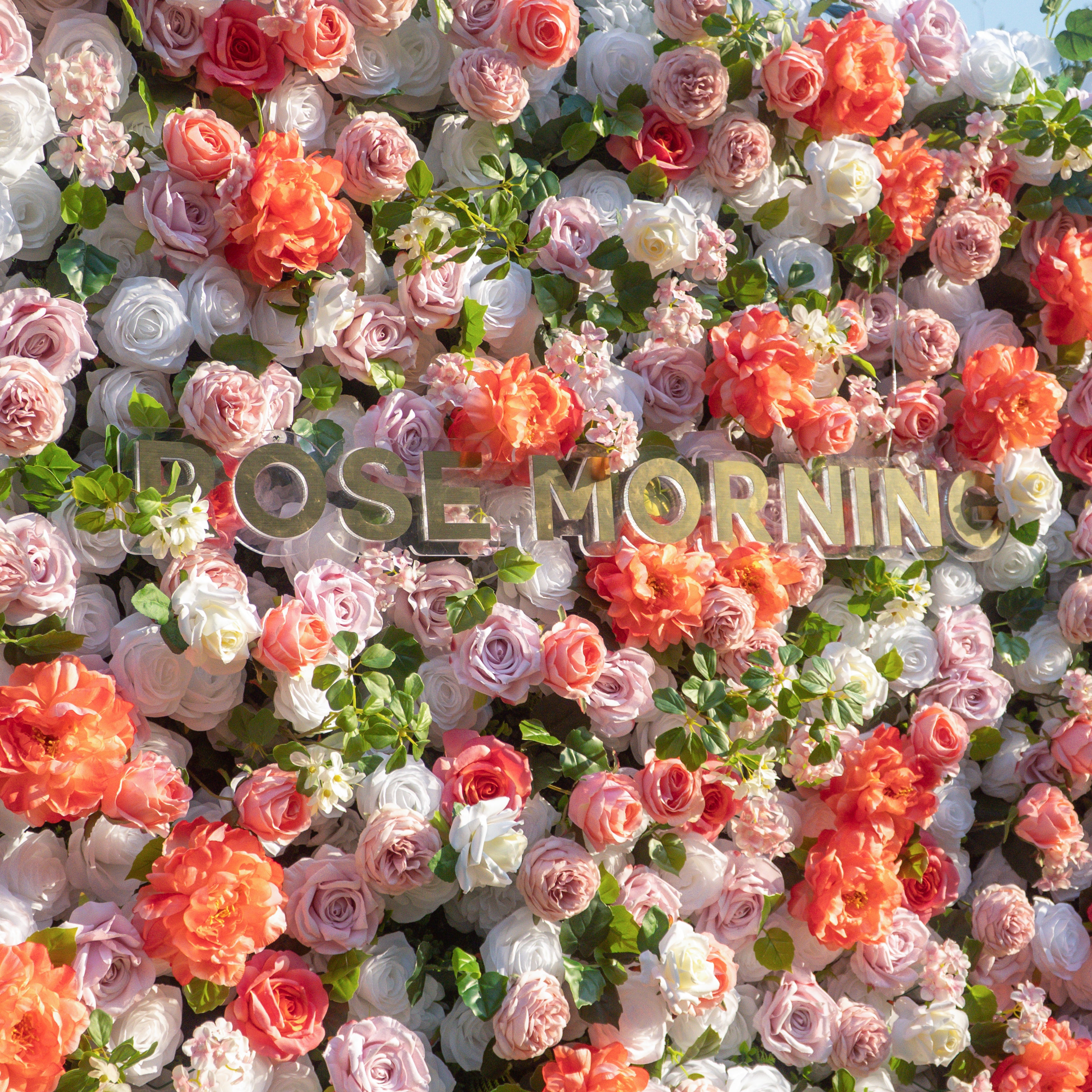 Meow:5D Fabric Artificial rolling up curtain flower wall