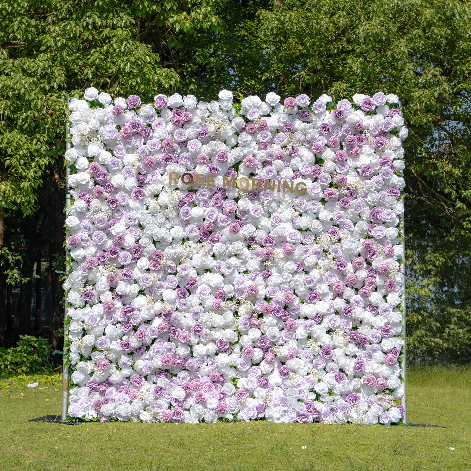 Millie:3D Fabric Artificial rolling up curtain flower wall