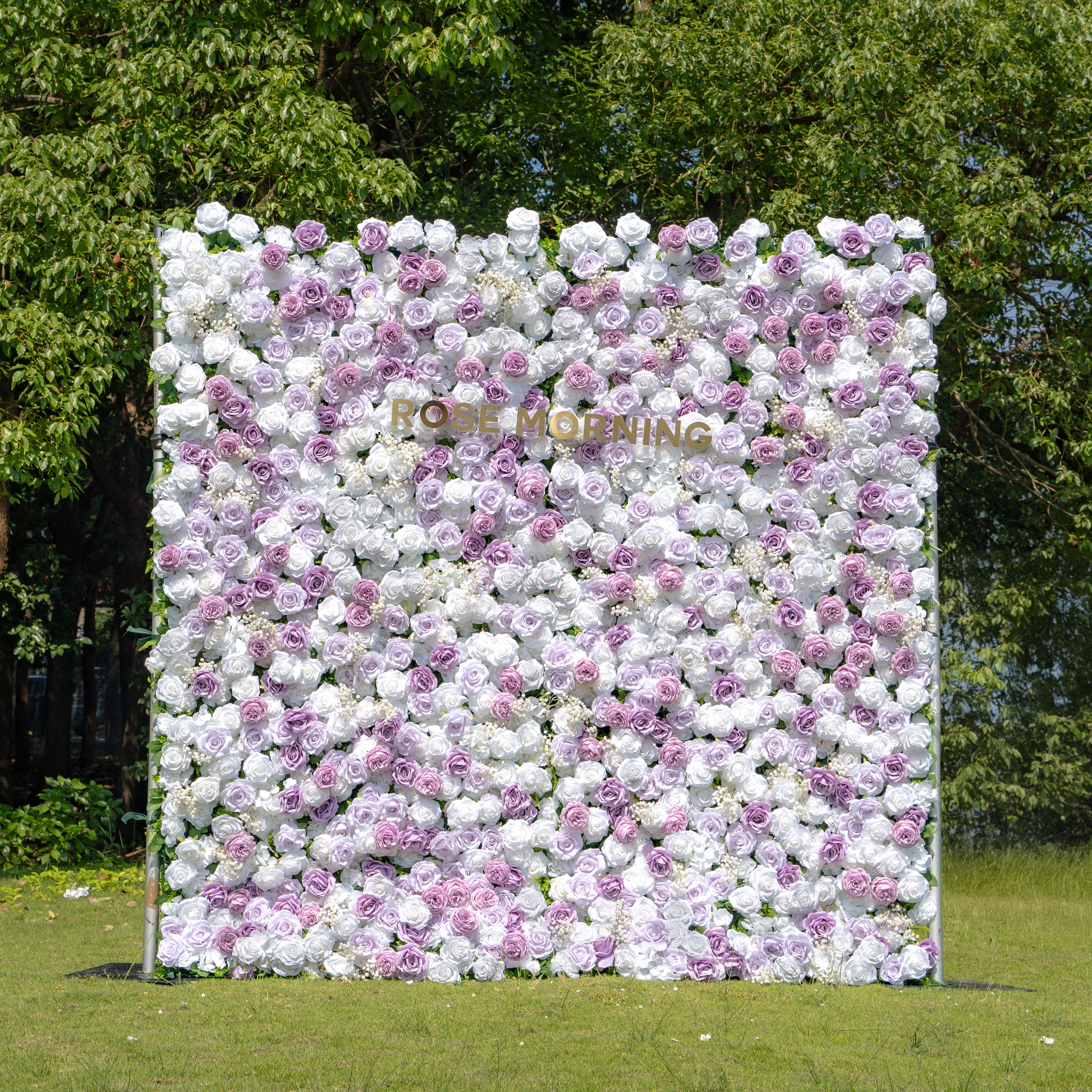 Millie:3D Fabric Artificial rolling up curtain flower wall