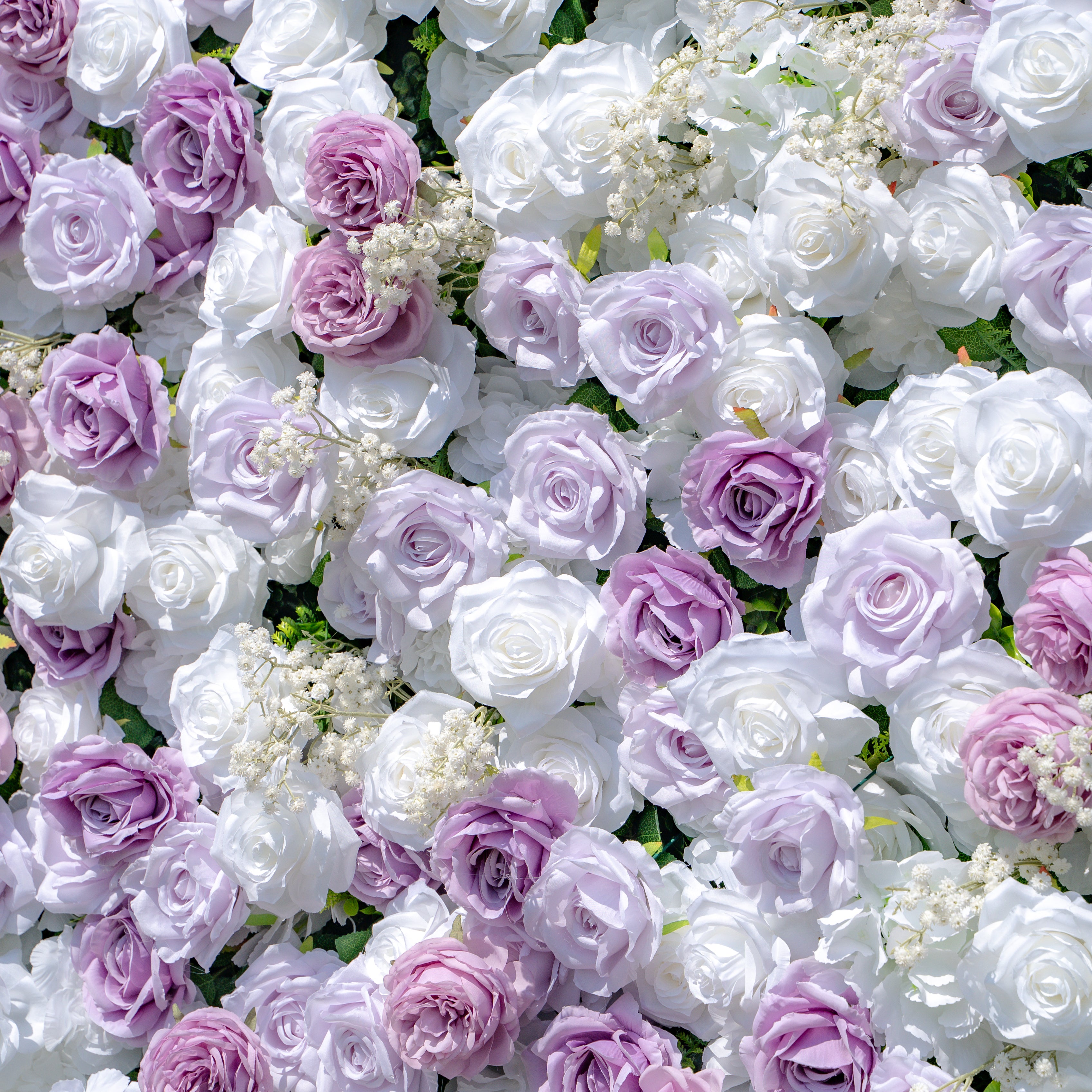 Millie:3D Fabric Artificial rolling up curtain flower wall