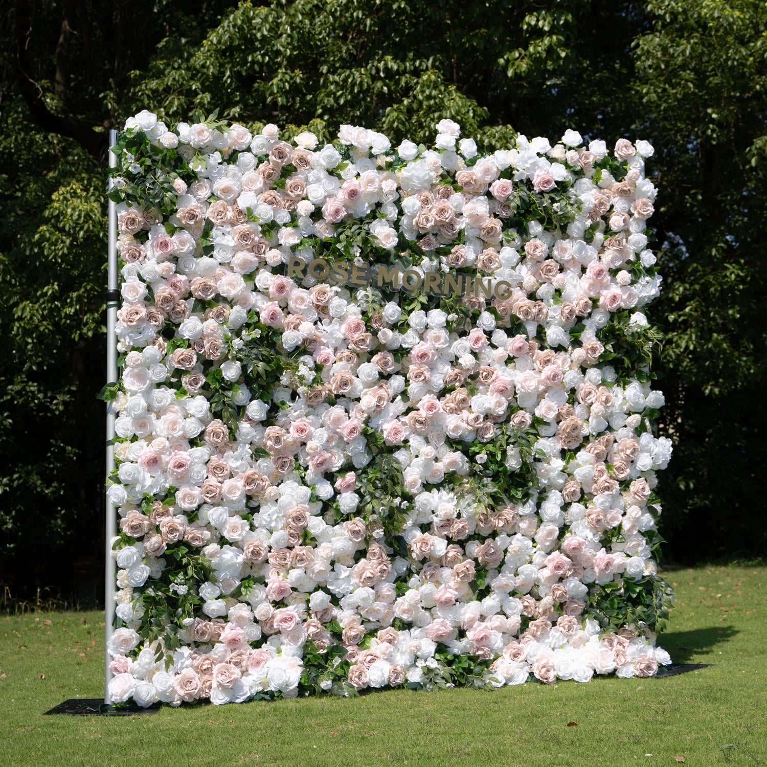 Milo:3D Fabric Artificial rolling up curtain flower wall