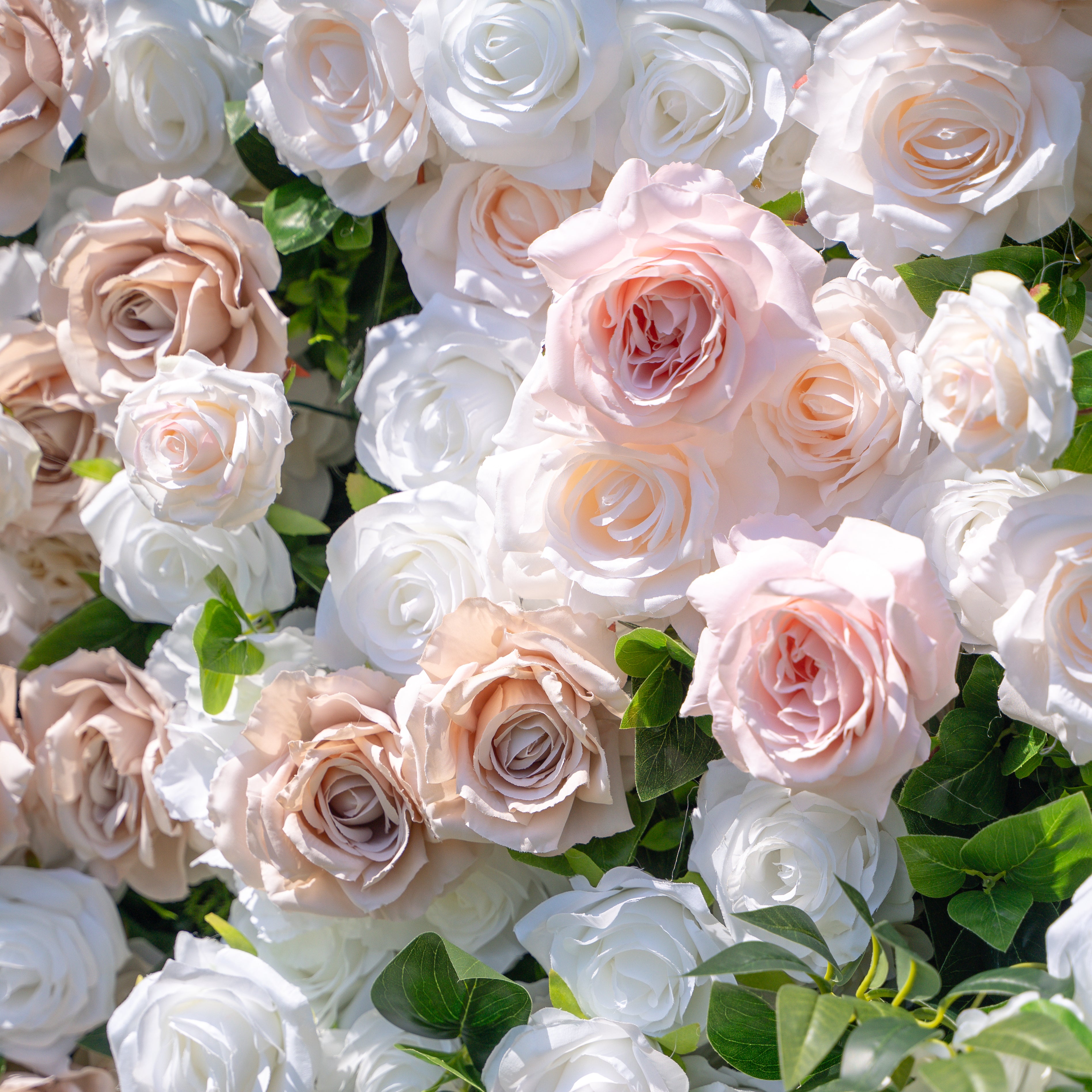 Milo:3D Fabric Artificial rolling up curtain flower wall