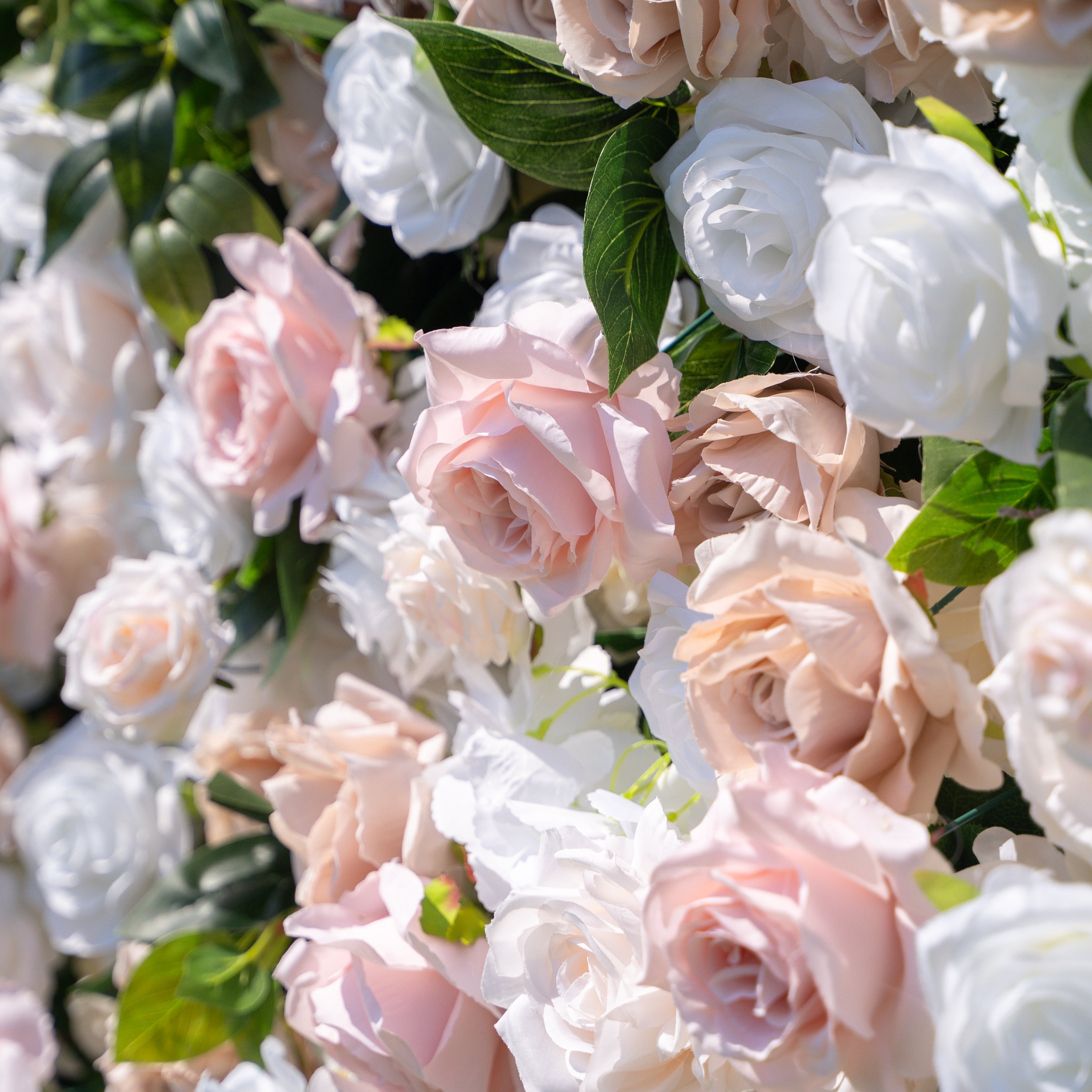 Milo:3D Fabric Artificial rolling up curtain flower wall