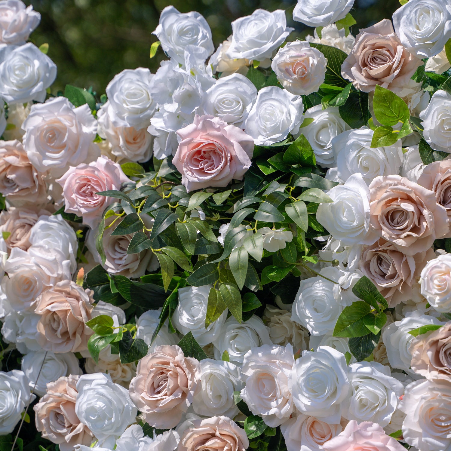 Milo:3D Fabric Artificial rolling up curtain flower wall