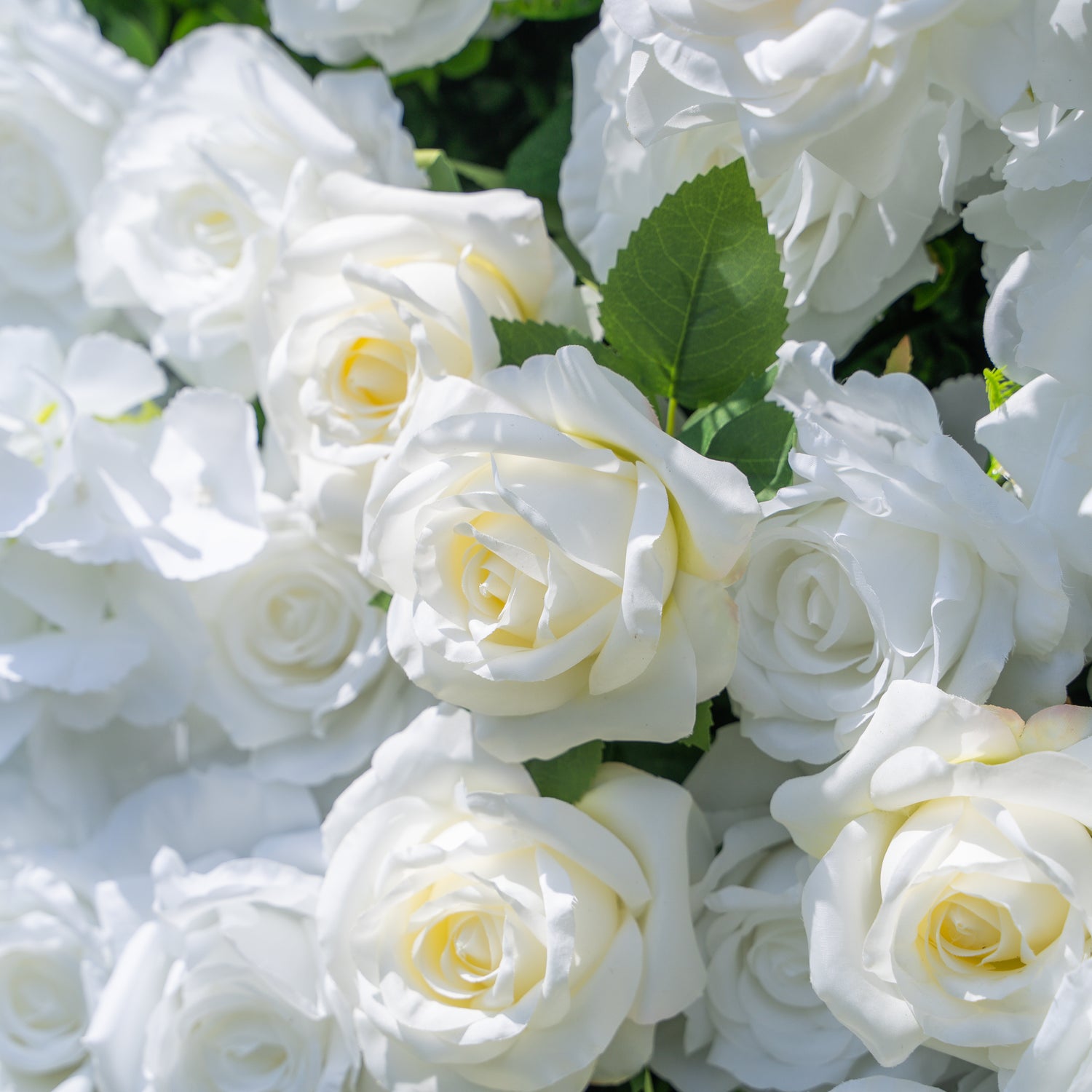 Moonlight:3D Fabric Artificial rolling up curtain flower wall