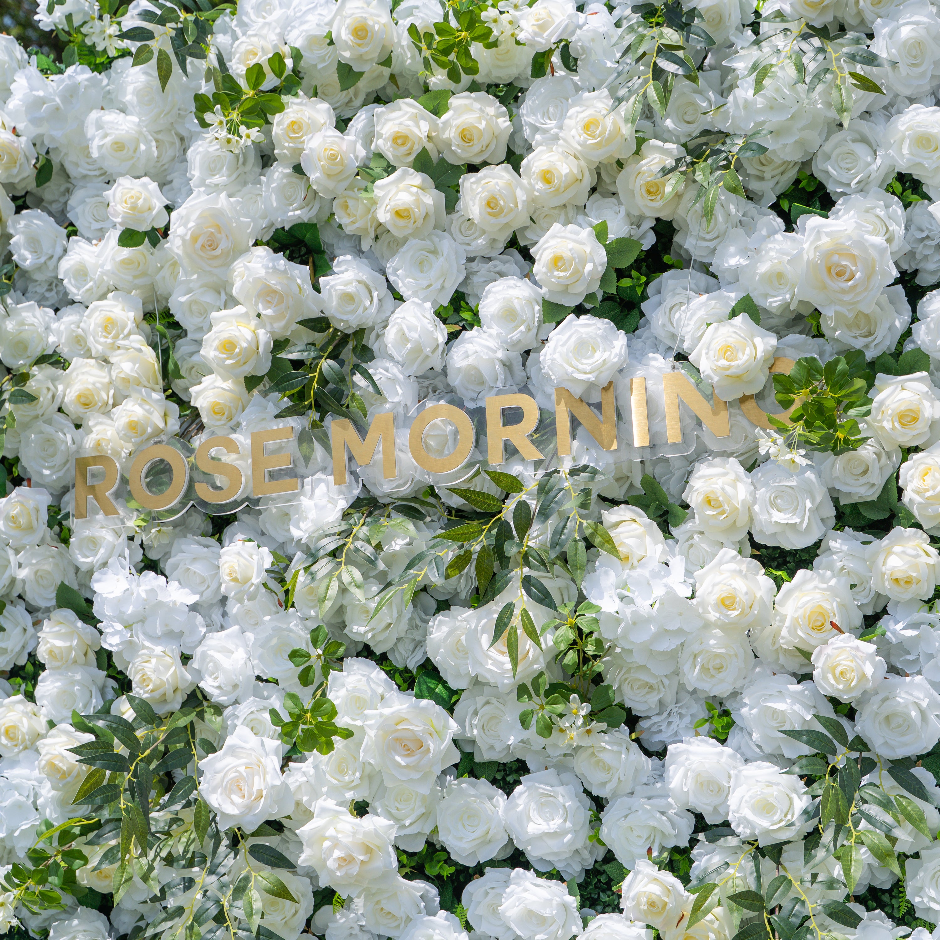 Moonlight:3D Fabric Artificial rolling up curtain flower wall