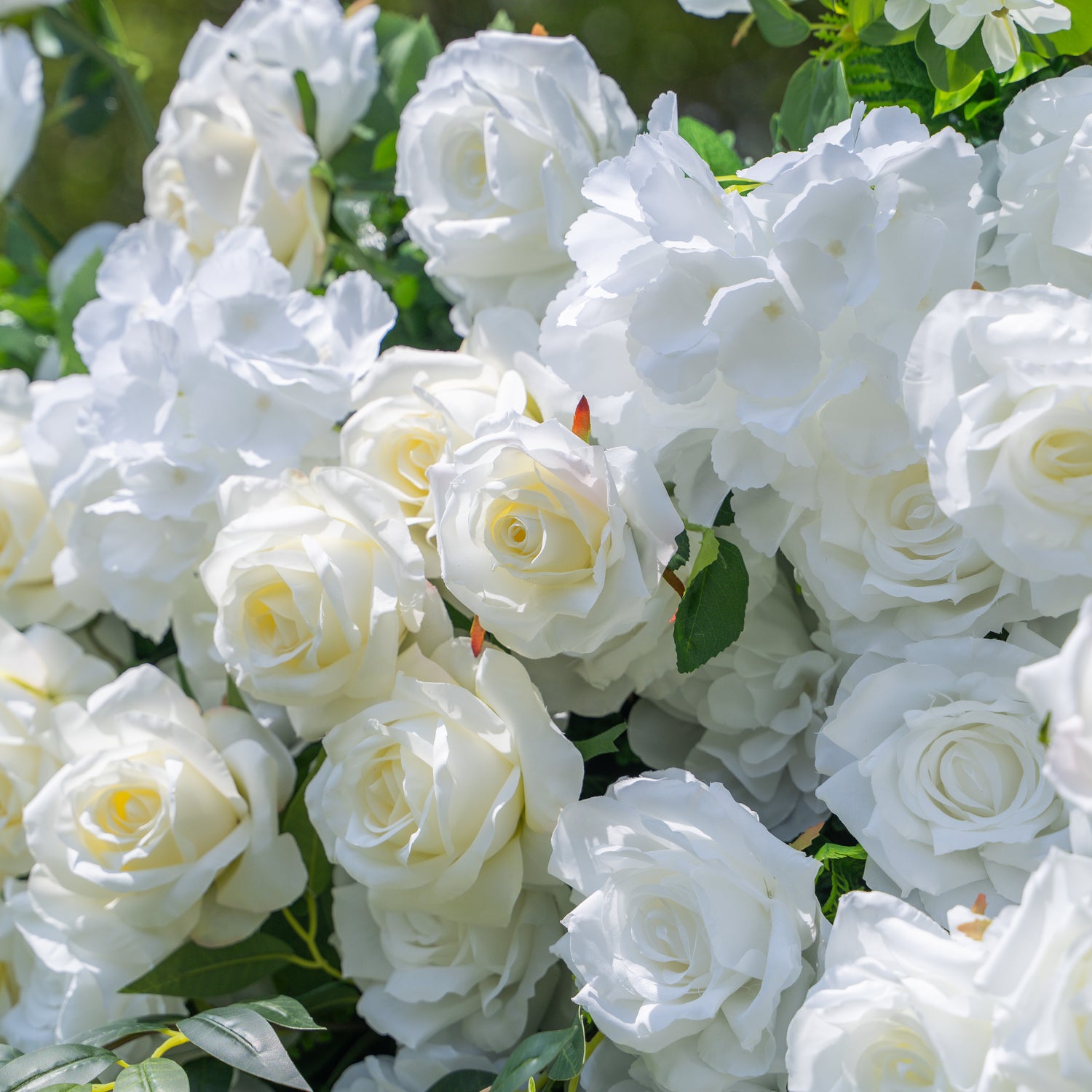 Moonlight:3D Fabric Artificial rolling up curtain flower wall