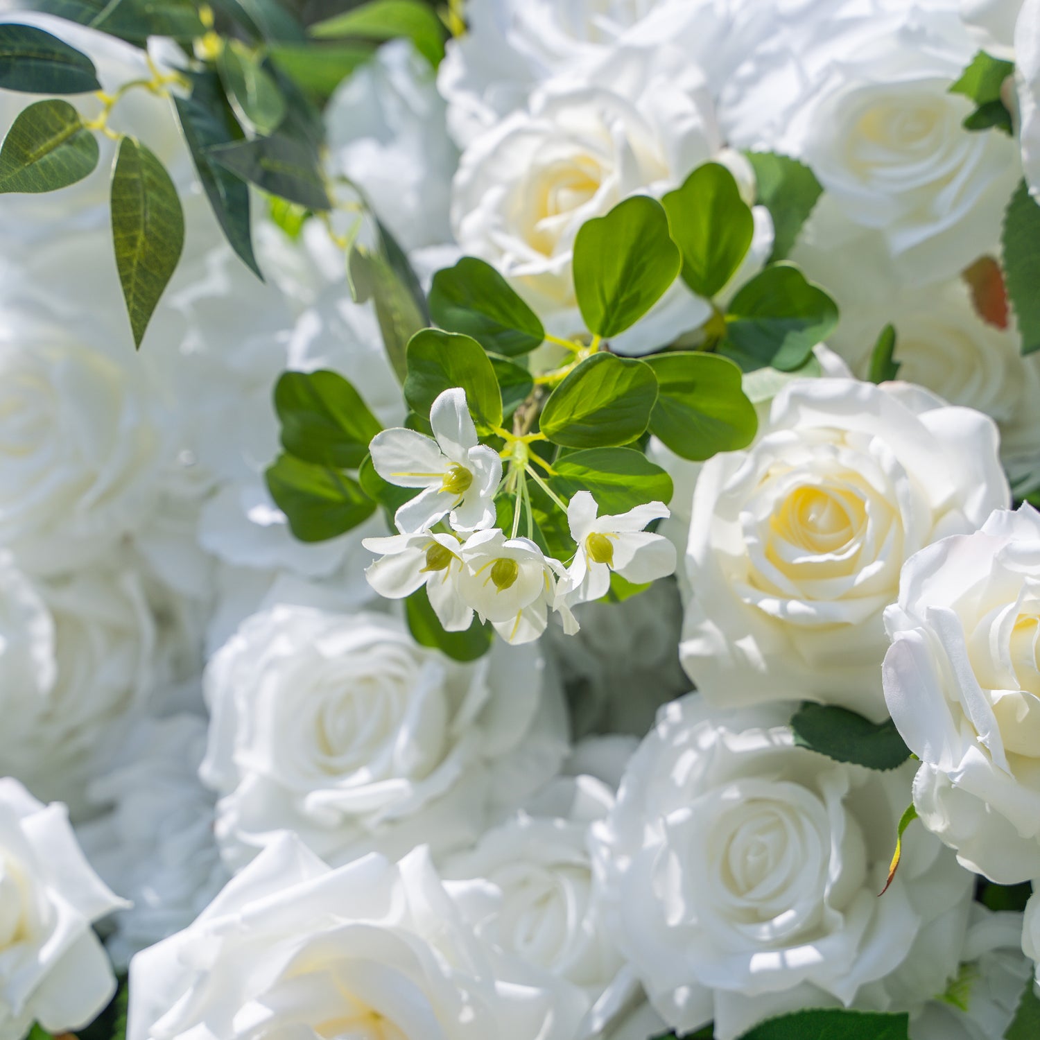 Moonlight:3D Fabric Artificial rolling up curtain flower wall