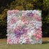 Nari:5D Fabric Artificial rolling up curtain flower wall Rose Morning