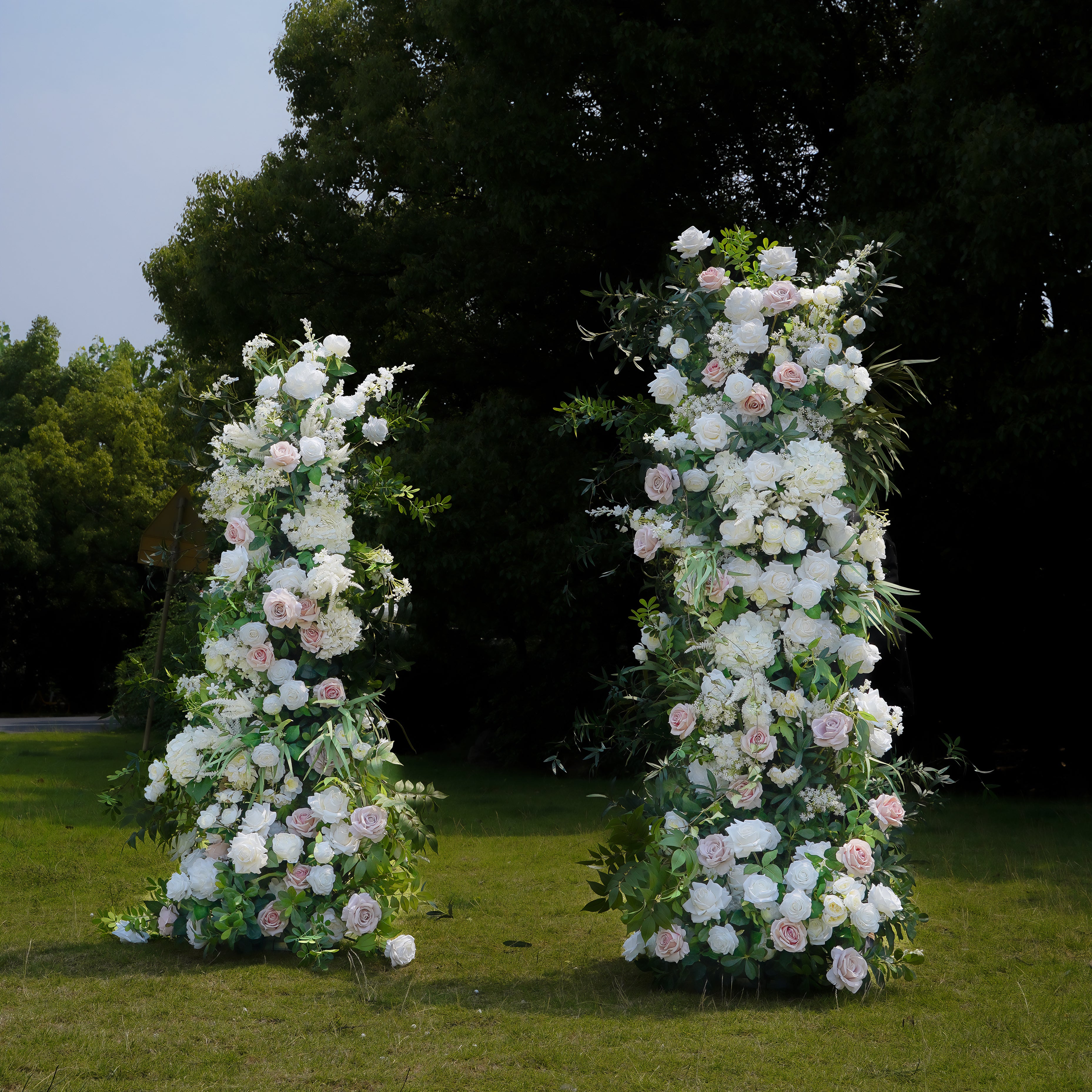 Natalie:2023 New Wedding Party Background Floral Arch Decoration Including Frame -R029 Rose Morning