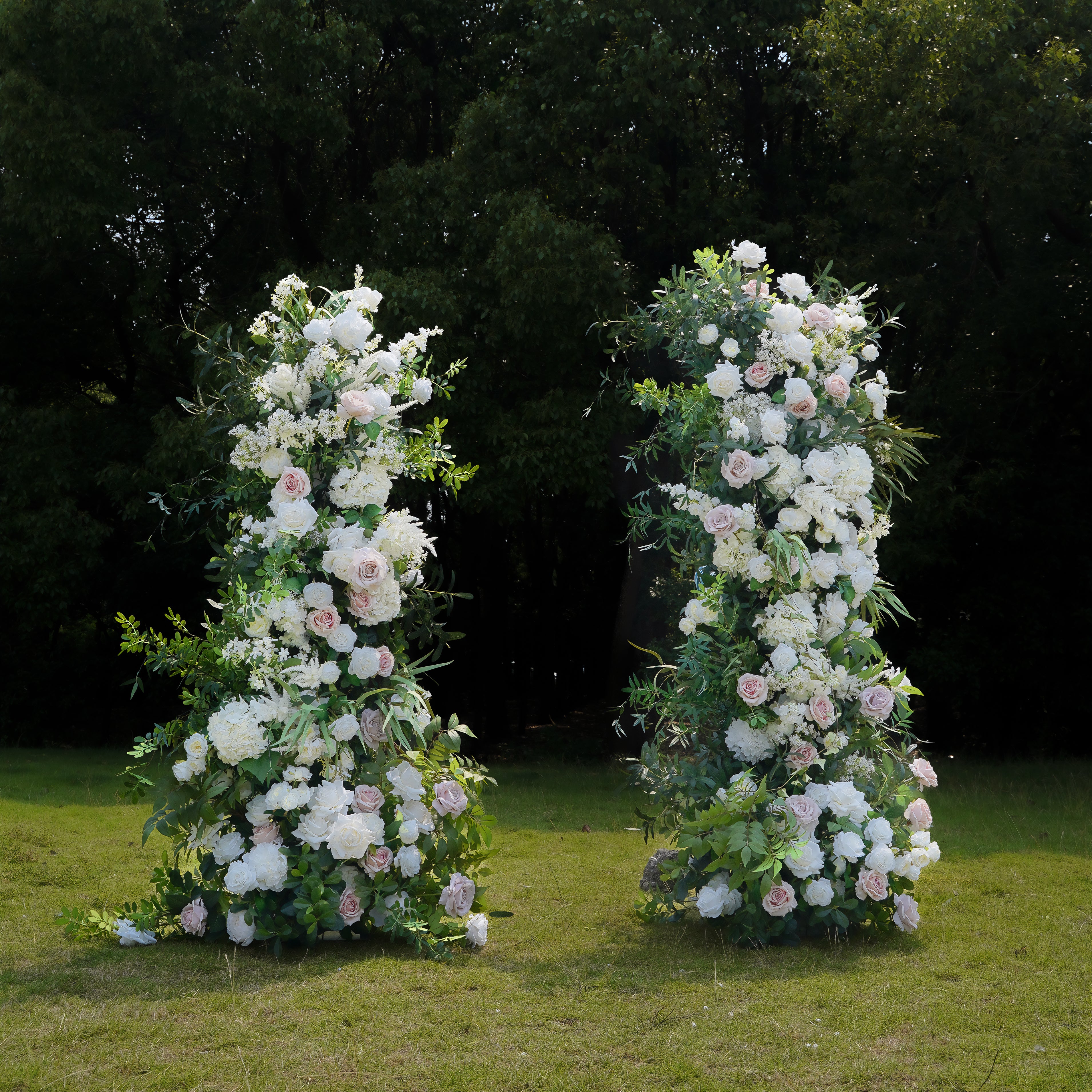 Natalie:2023 New Wedding Party Background Floral Arch Decoration Including Frame -R029 Rose Morning