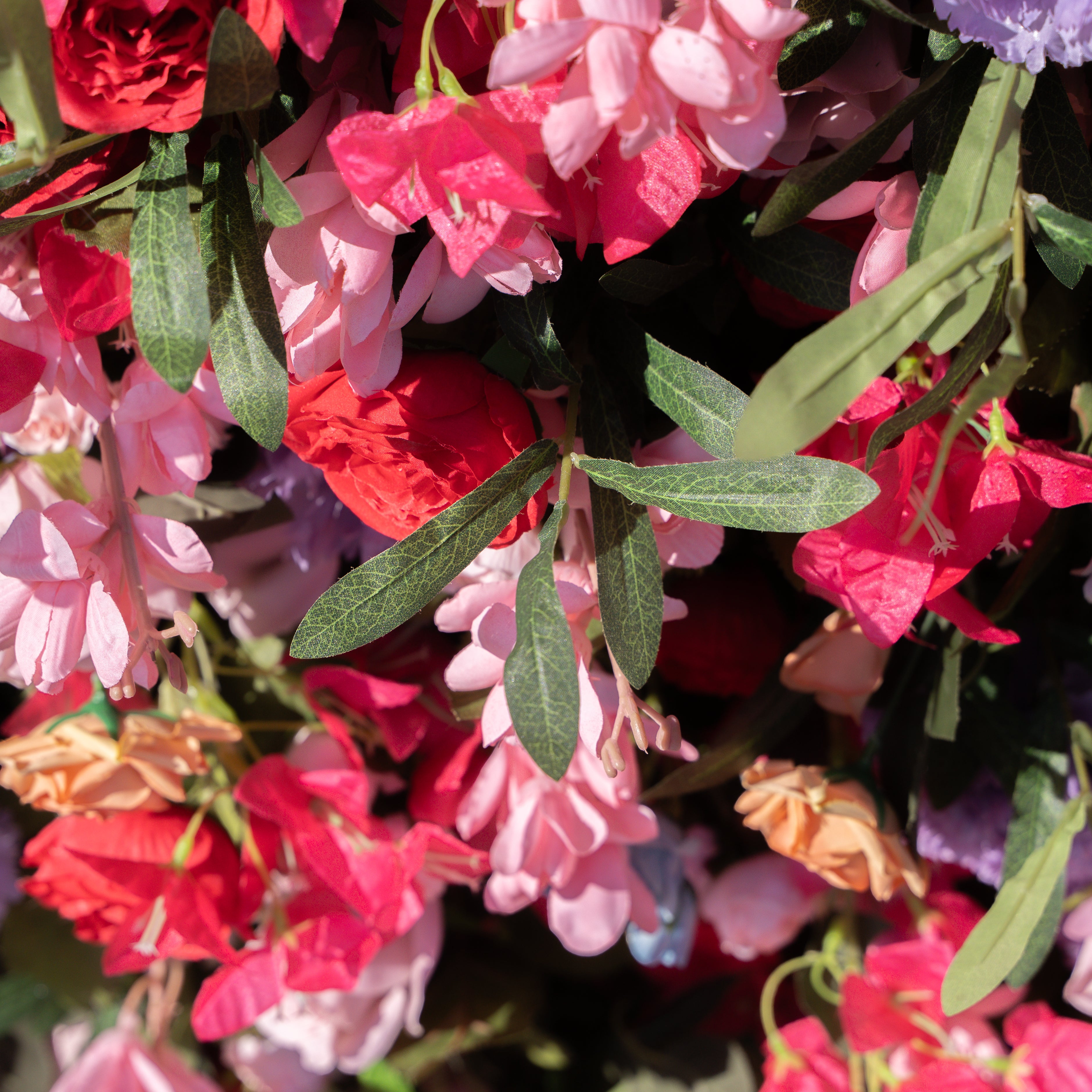 NooZay:7D 2023 Fabric Artificial rolling up curtain flower wall