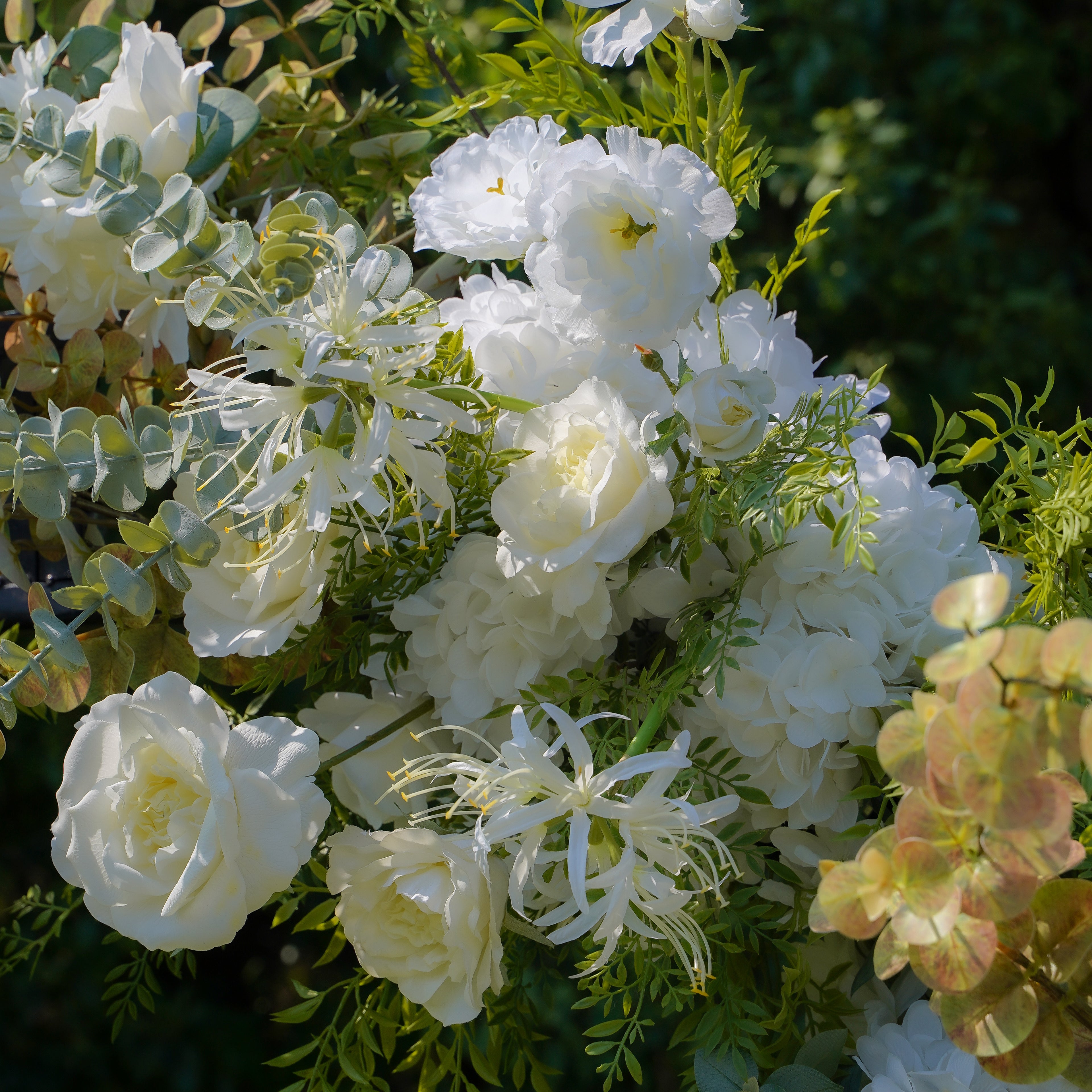 Nova:2023 New Wedding Party Background Floral Arch Decoration Including Frame -R052 Rose Morning