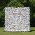 Paisley:5D Fabric Artificial rolling up curtain flower wall (Ready to ship) Rose Morning