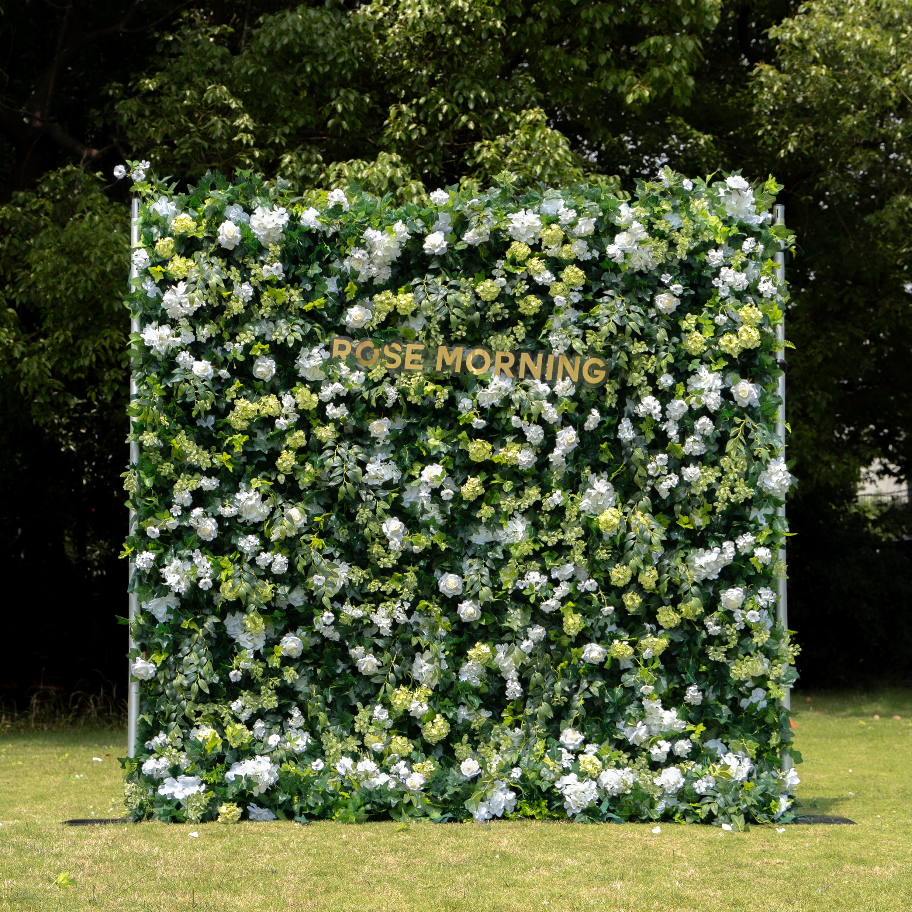 Parker:5D Fabric Artificial rolling up curtain flower wall