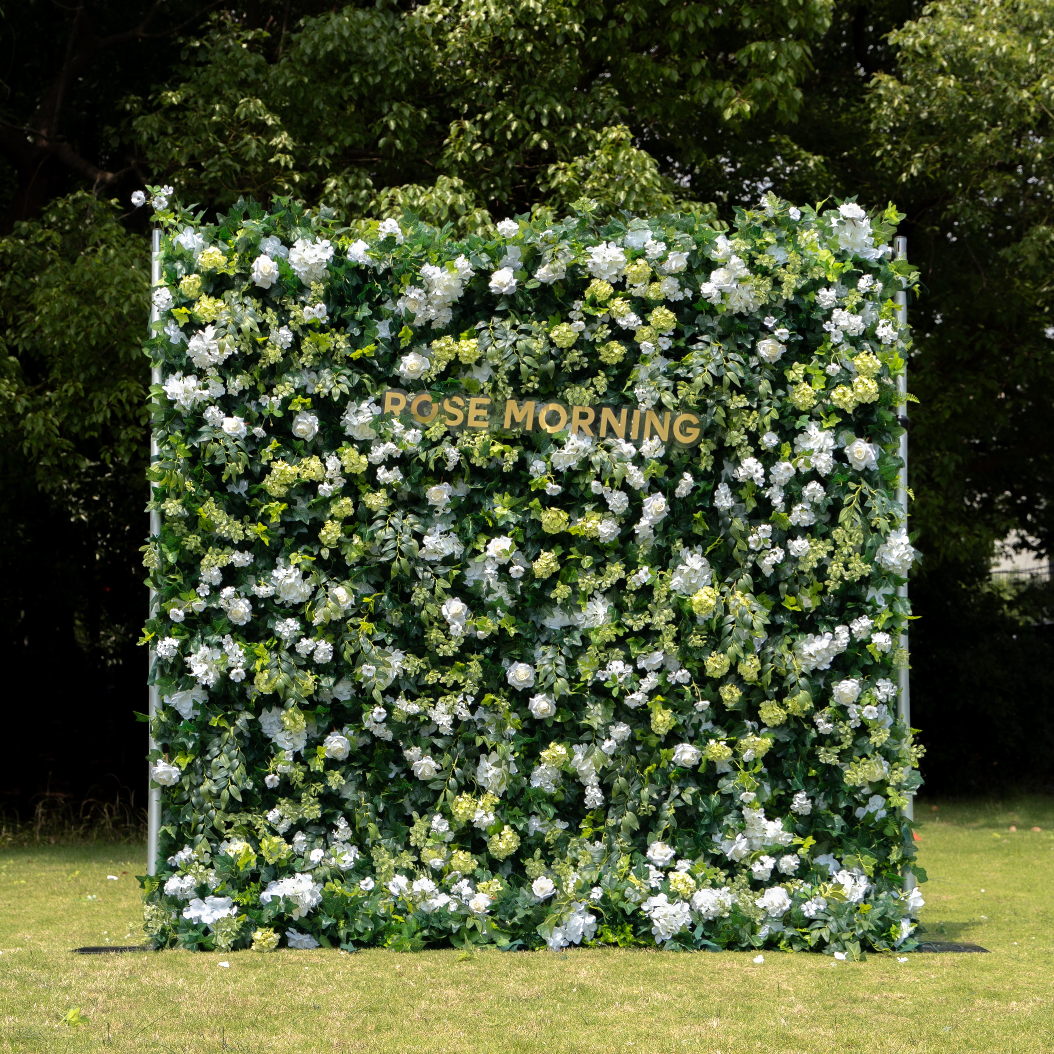 Parker:5D Fabric Artificial rolling up curtain flower wall