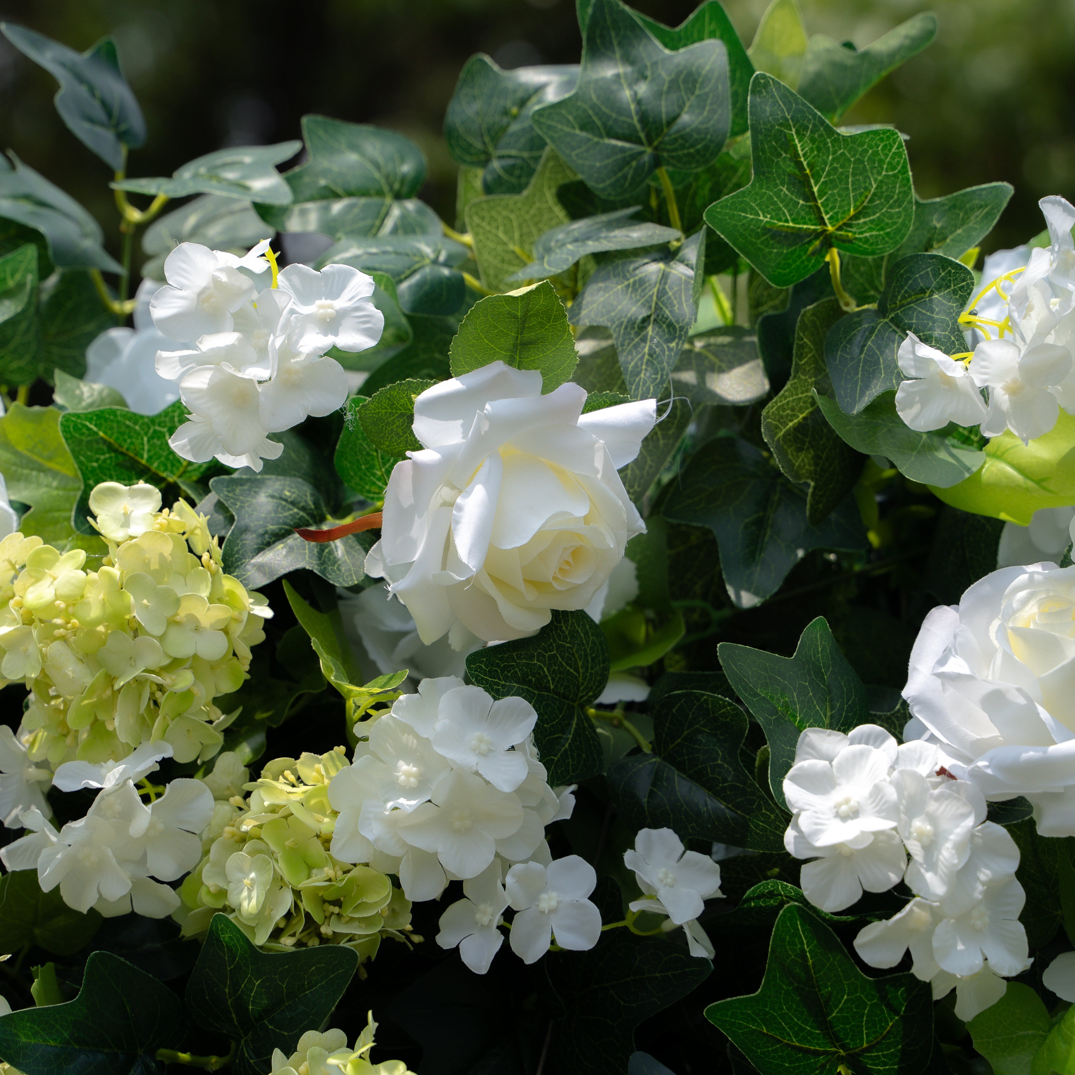 Parker:5D Fabric Artificial rolling up curtain flower wall