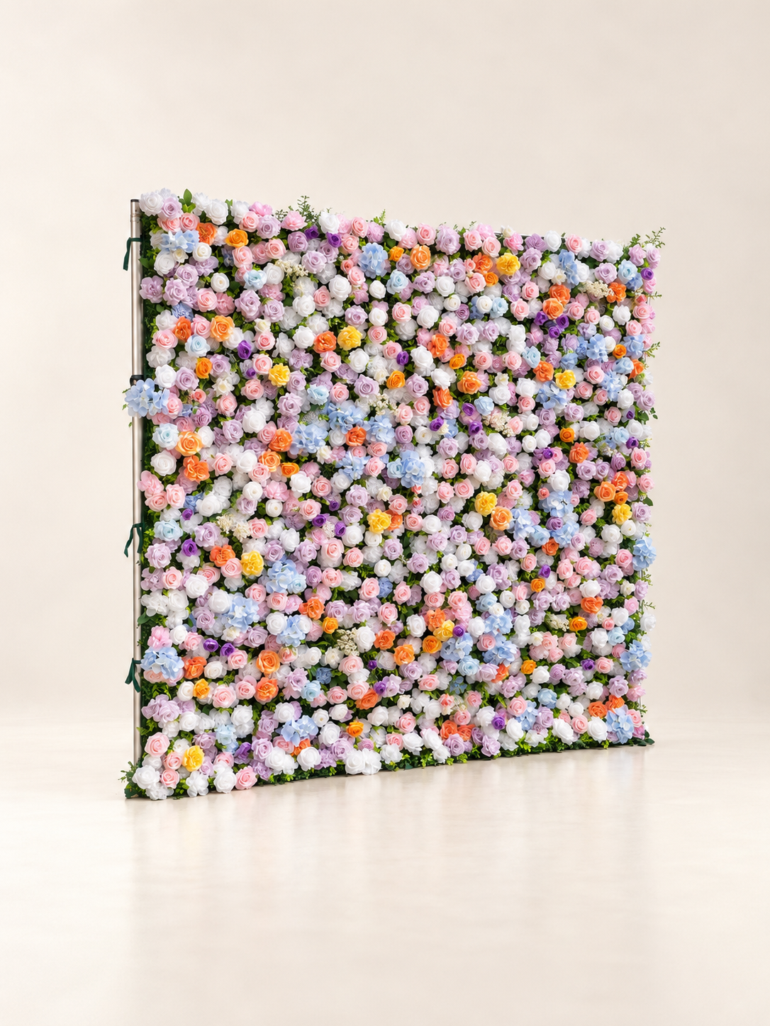 Ginger: 3D Fabric Artificial Zip Up Curtain Flower Wall For Wedding and Events Decoration
