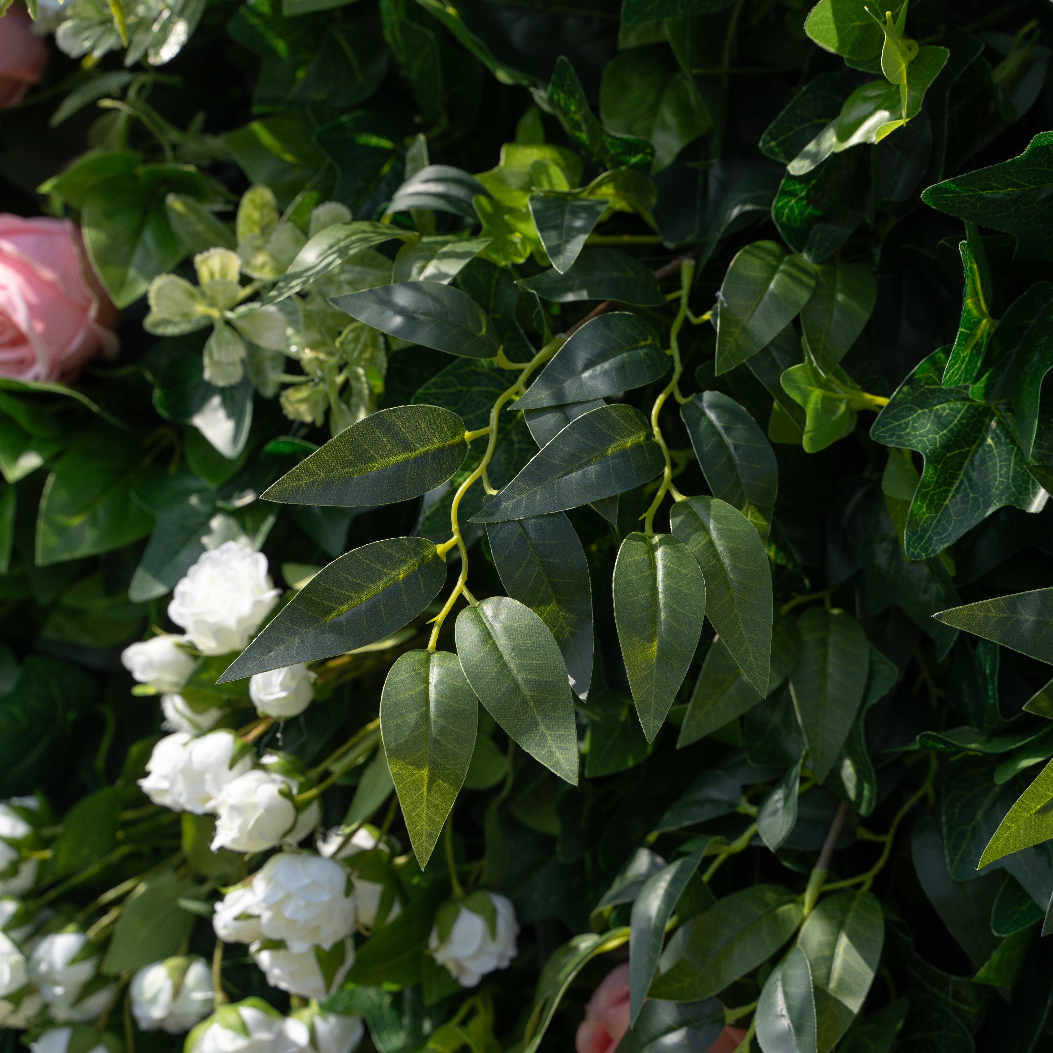Patricia:3D Fabric Artificial rolling up curtain flower wall